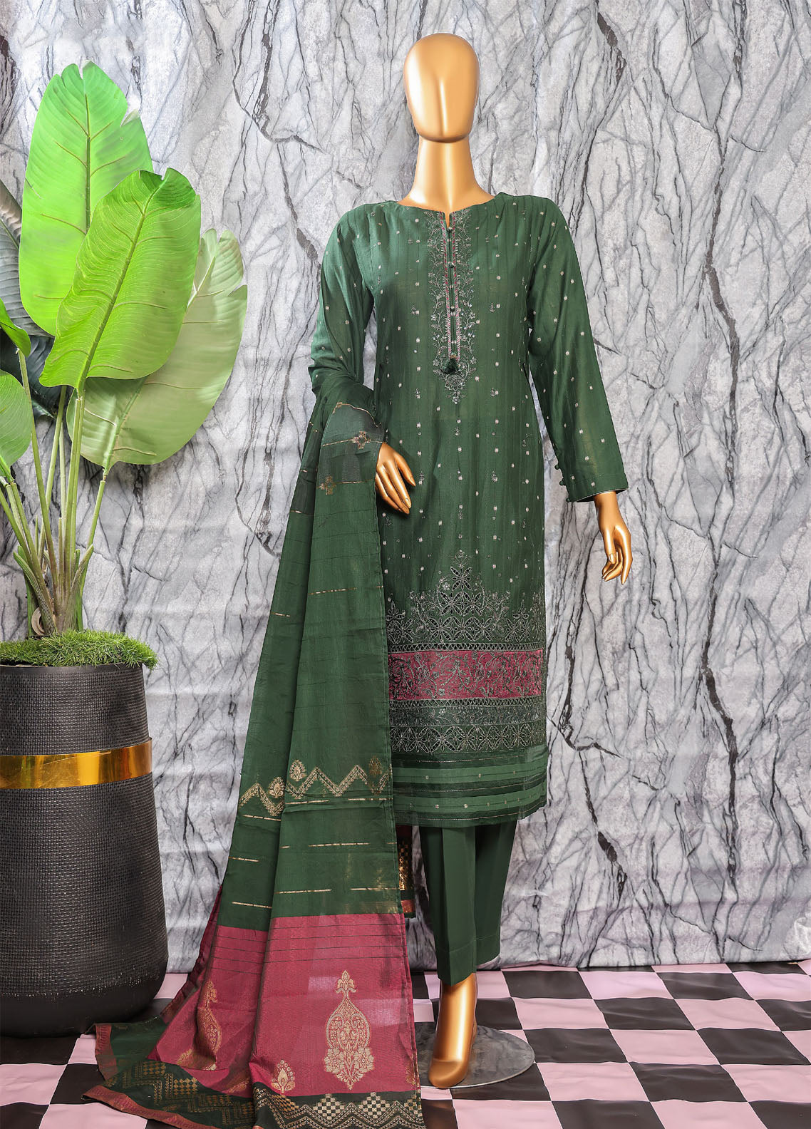 Turkish By HZ Textiles Embroidered Jacquard 3 Piece Unstitched Suit HZ25TJV2 D-TJE-104B Turkish By HZ Textiles Embroidered Jacquard 3 Piece Unstitched Suit HZ25TJV2 D-TJE-104B