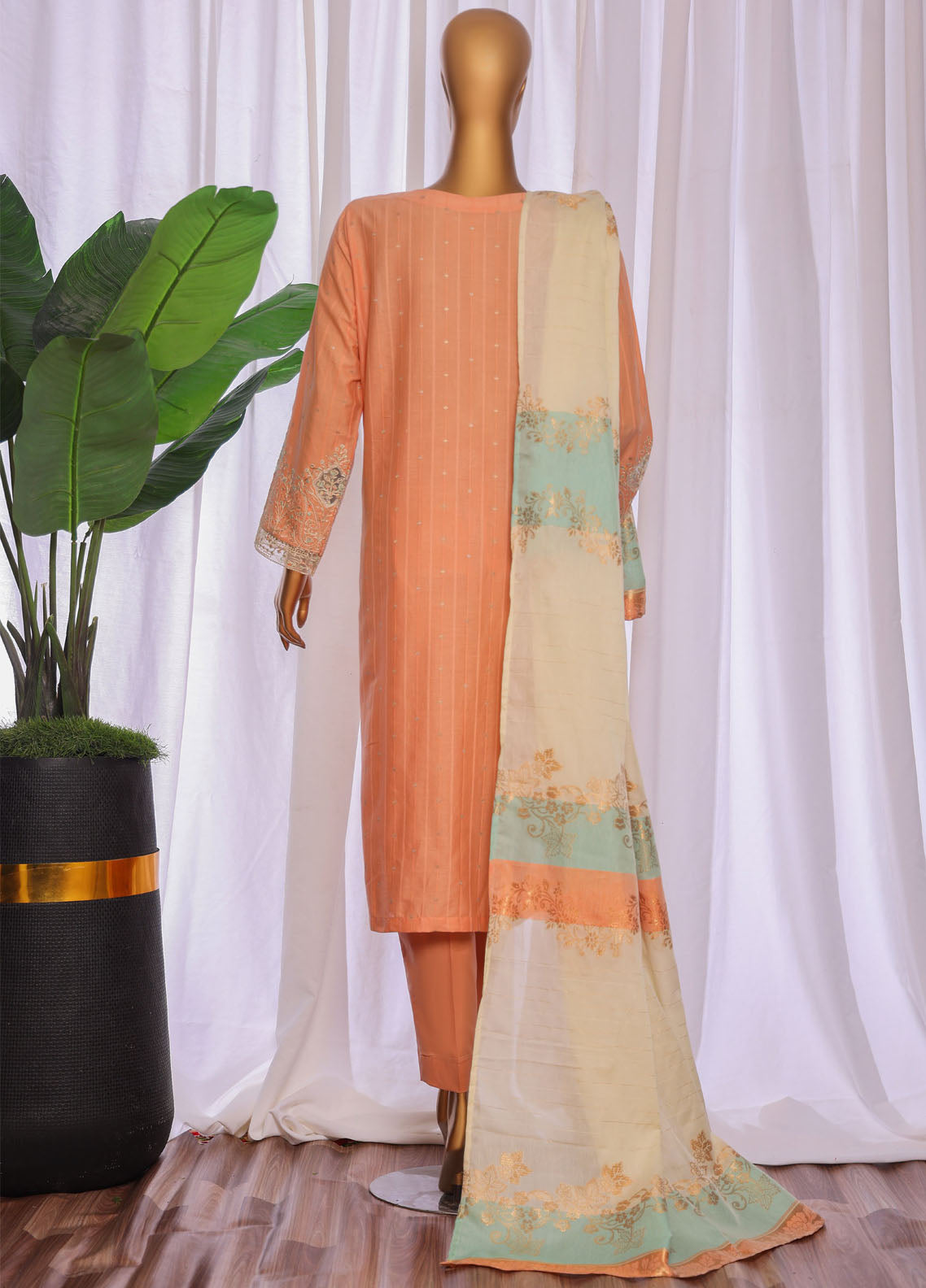 Turkish By HZ Textiles Embroidered Jacquard 3 Piece Unstitched Suit HZ25TJV3 D-TJE-102-C Turkish By HZ Textiles Embroidered Jacquard 3 Piece Unstitched Suit HZ25TJV3 D-TJE-102-C