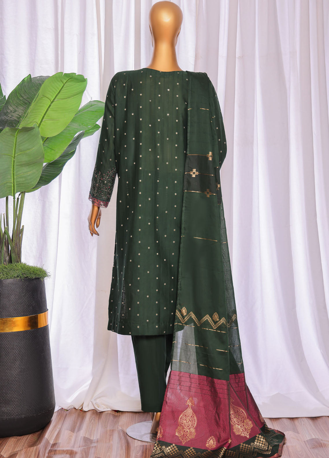 Turkish By HZ Textiles Embroidered Jacquard 3 Piece Unstitched Suit HZ25TJV3 D-TJE-104-C Turkish By HZ Textiles Embroidered Jacquard 3 Piece Unstitched Suit HZ25TJV3 D-TJE-104-C