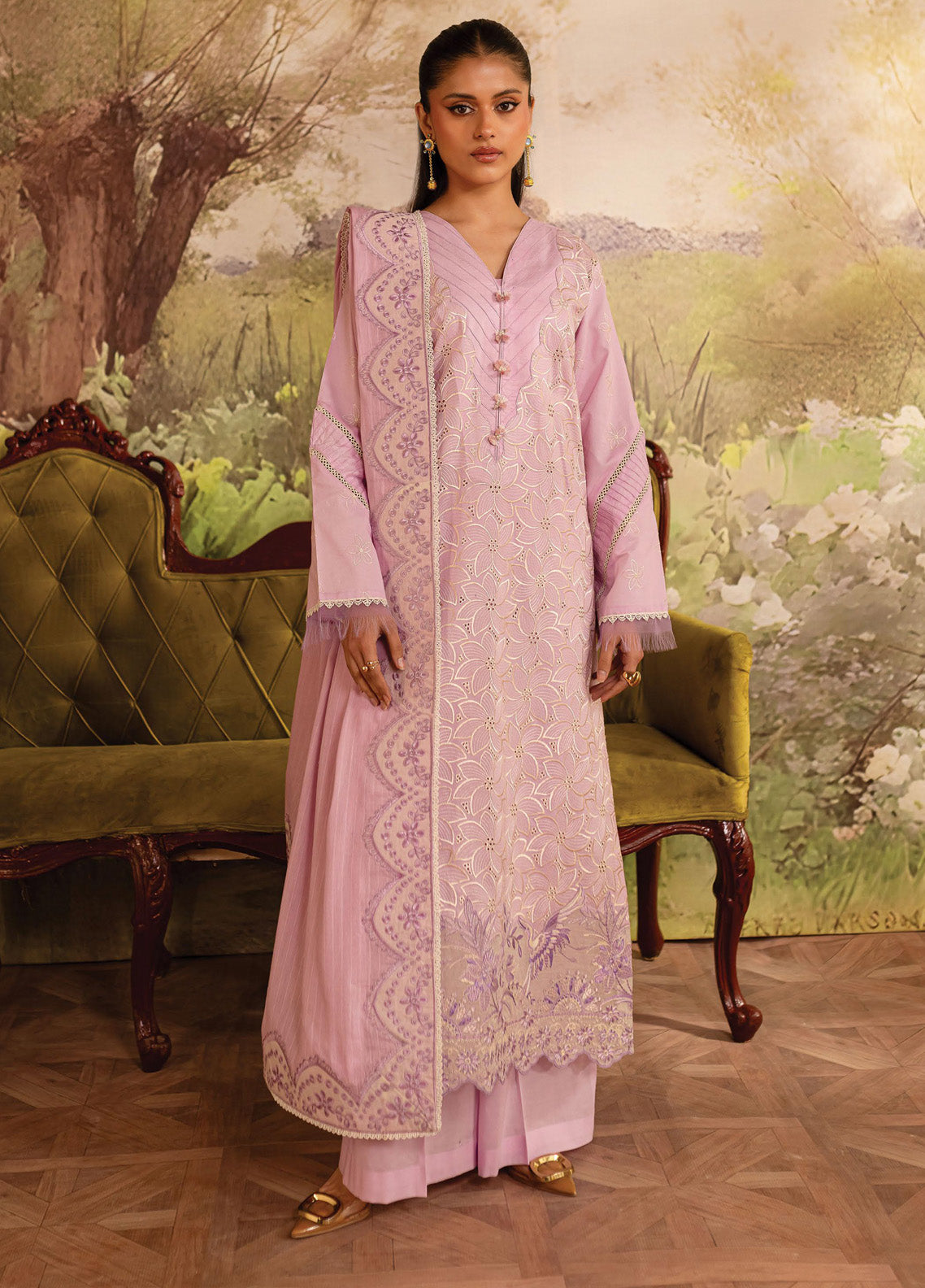 Twilight By Mahnur Embroidered Lawn 3 Piece Unstitched Suit MN25TL D-02B VIOLETTA Twilight By Mahnur Embroidered Lawn 3 Piece Unstitched Suit MN25TL D-02B VIOLETTA