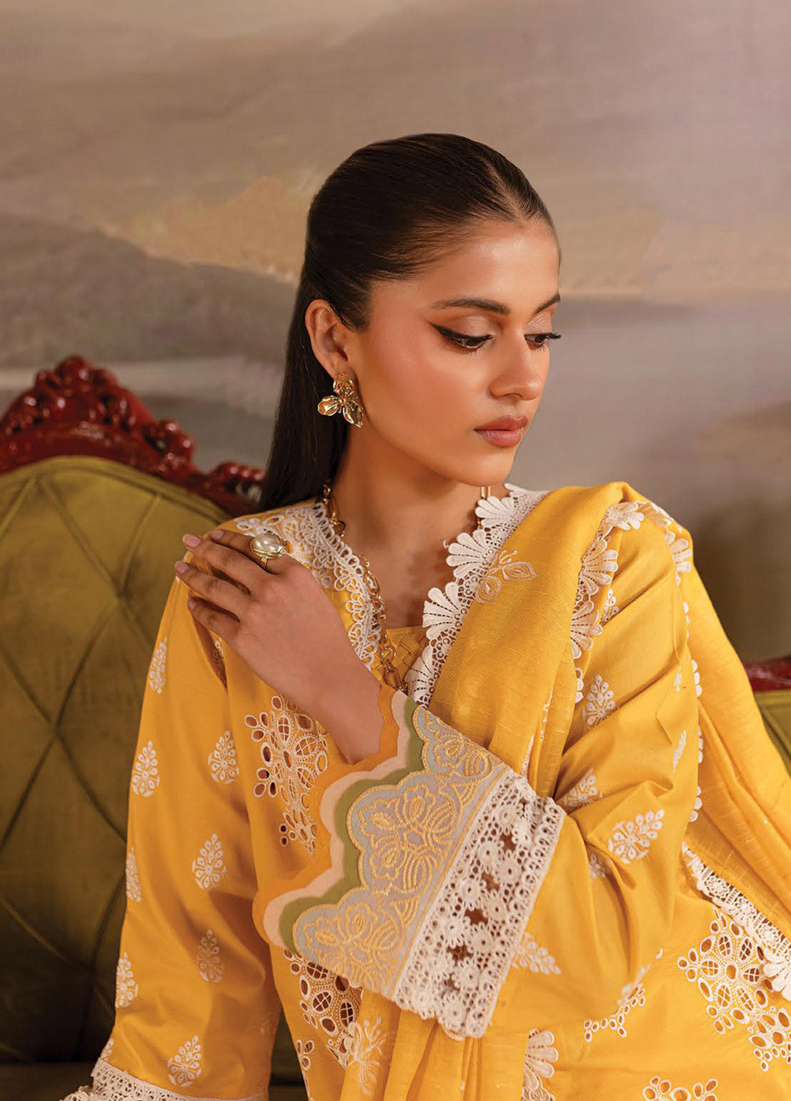 Twilight By Mahnur Embroidered Lawn 3 Piece Unstitched Suit MN25TL D-06A ZENIA Twilight By Mahnur Embroidered Lawn 3 Piece Unstitched Suit MN25TL D-06A ZENIA