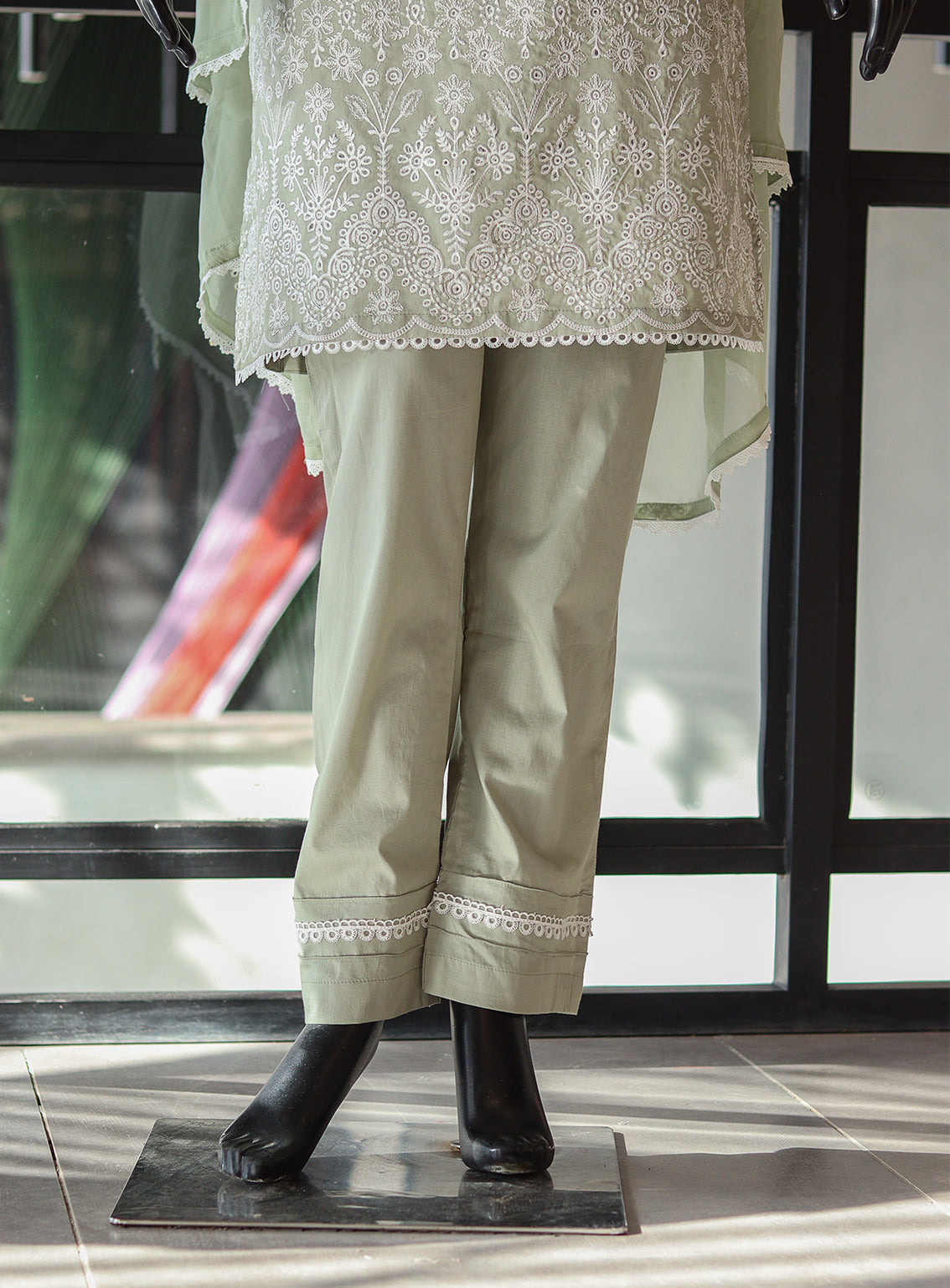 Usman Fabrics Fancy Embroidered Cotton Stitched 3 Piece Stitched Suit - US24FEL 1114 Usman Fabrics Fancy Embroidered Cotton Stitched 3 Piece Stitched Suit - US24FEL 1114