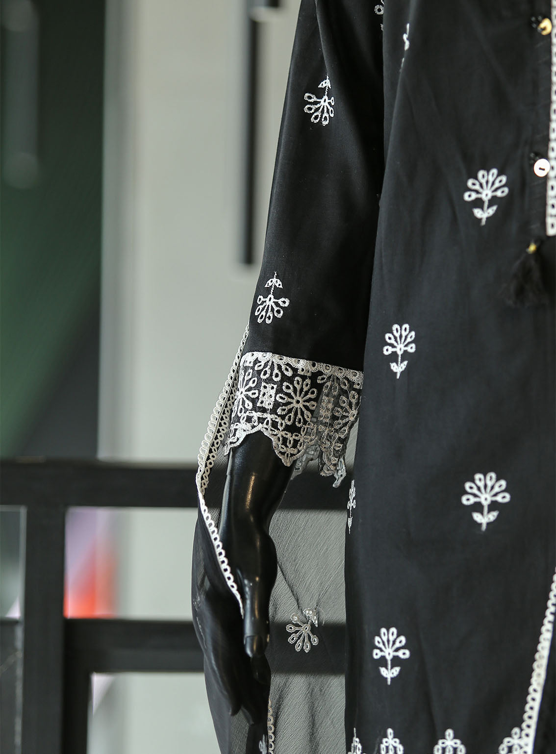 Usman Fabrics Fancy Embroidered Cotton Stitched 3 Piece Stitched Suit - US24FEL 7073 Usman Fabrics Fancy Embroidered Cotton Stitched 3 Piece Stitched Suit - US24FEL 7073