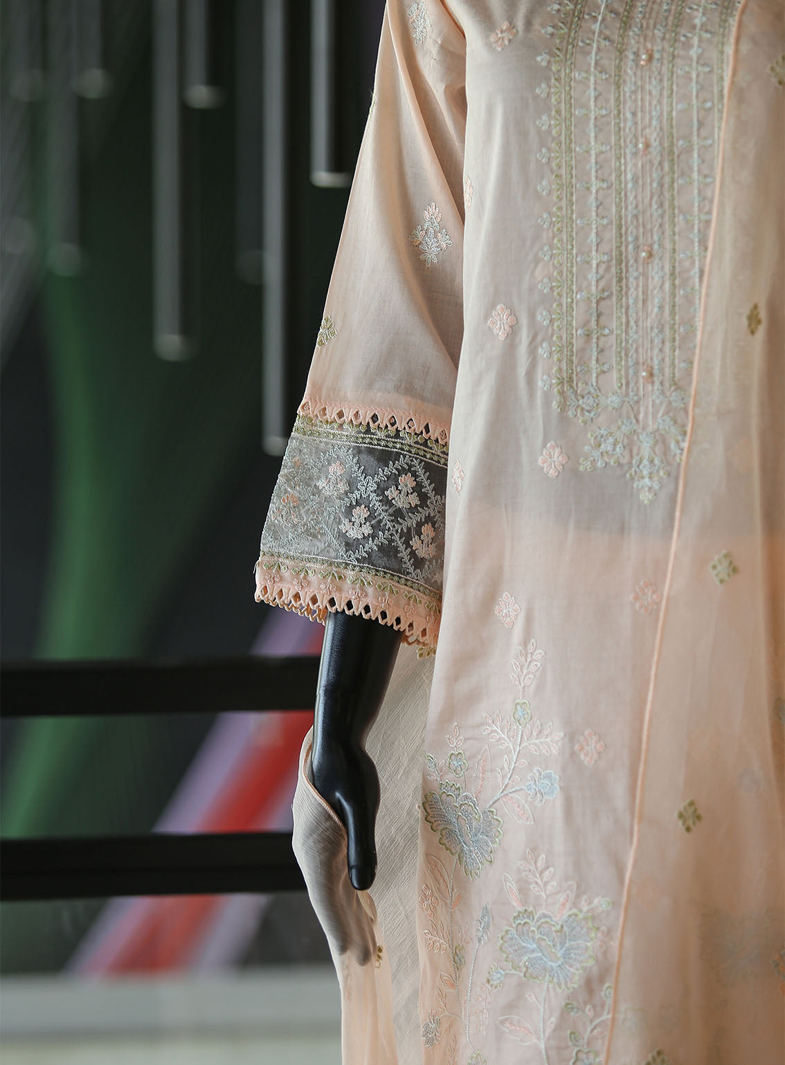 Usman Fabrics Fancy Embroidered Cotton Stitched 3 Piece Stitched Suit - US24FEL 7476 Usman Fabrics Fancy Embroidered Cotton Stitched 3 Piece Stitched Suit - US24FEL 7476