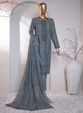 Valencia By HZ Textile Embroidered Jacquard 3 Piece Unstitched Suit HZ24V D-VJ-12
