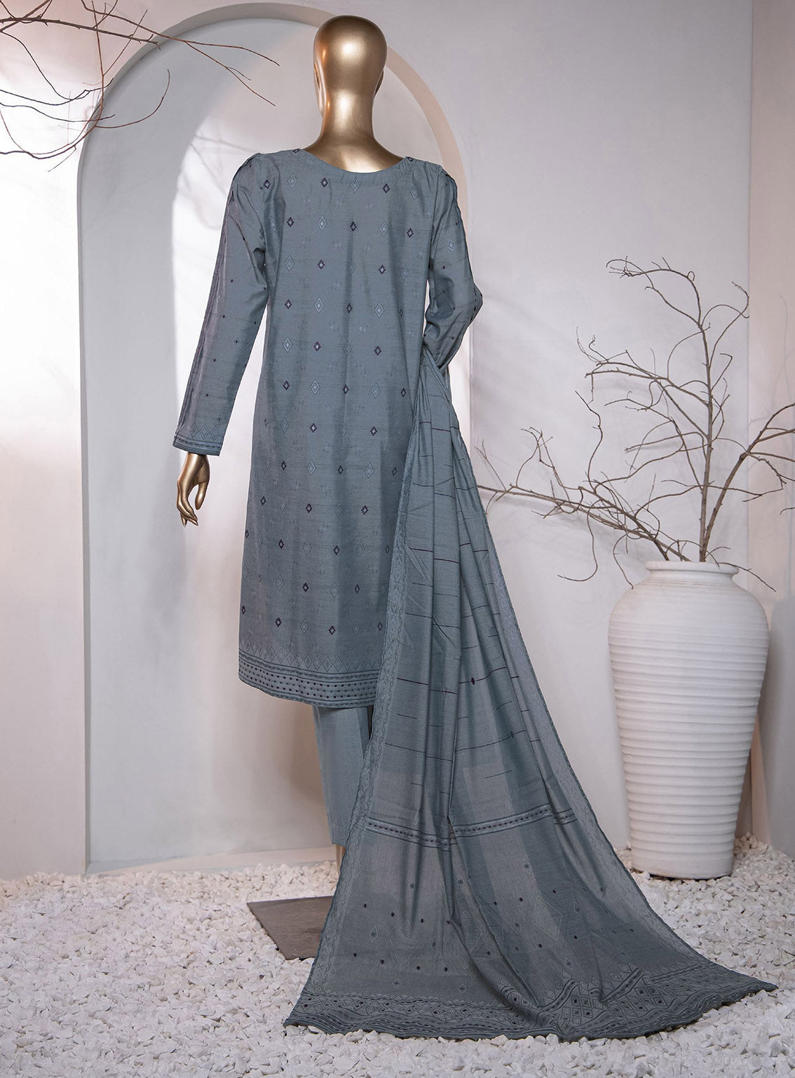Valencia By HZ Textile Embroidered Jacquard 3 Piece Unstitched Suit HZ24V D-VJ-12 Valencia By HZ Textile Embroidered Jacquard 3 Piece Unstitched Suit HZ24V D-VJ-12