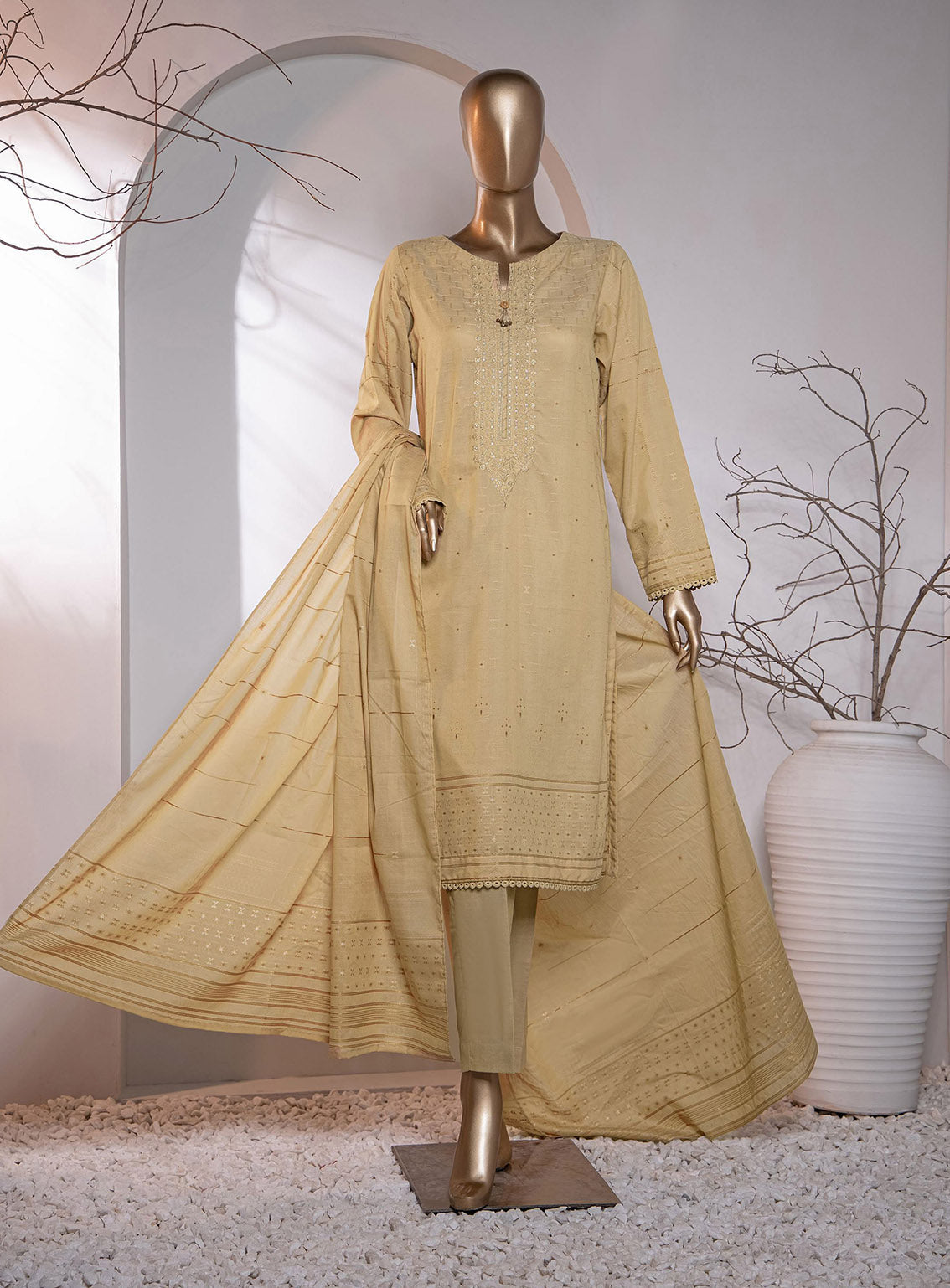 Valencia By HZ Textile Embroidered Jacquard 3 Piece Unstitched Suit HZ24V D-VJ-13 Valencia By HZ Textile Embroidered Jacquard 3 Piece Unstitched Suit HZ24V D-VJ-13