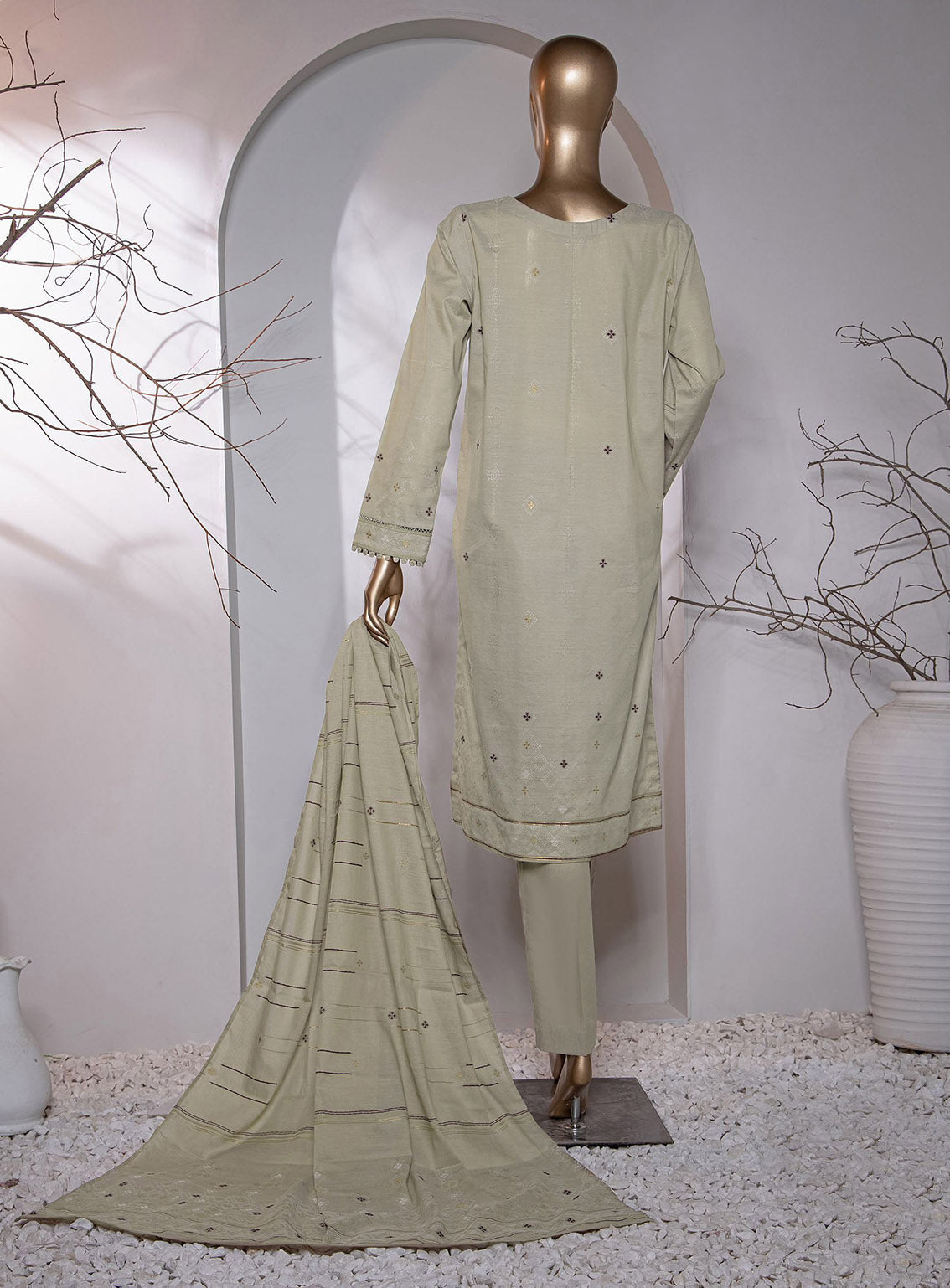 Valencia By HZ Textile Embroidered Jacquard 3 Piece Unstitched Suit HZ24V D-VJ-15 Valencia By HZ Textile Embroidered Jacquard 3 Piece Unstitched Suit HZ24V D-VJ-15