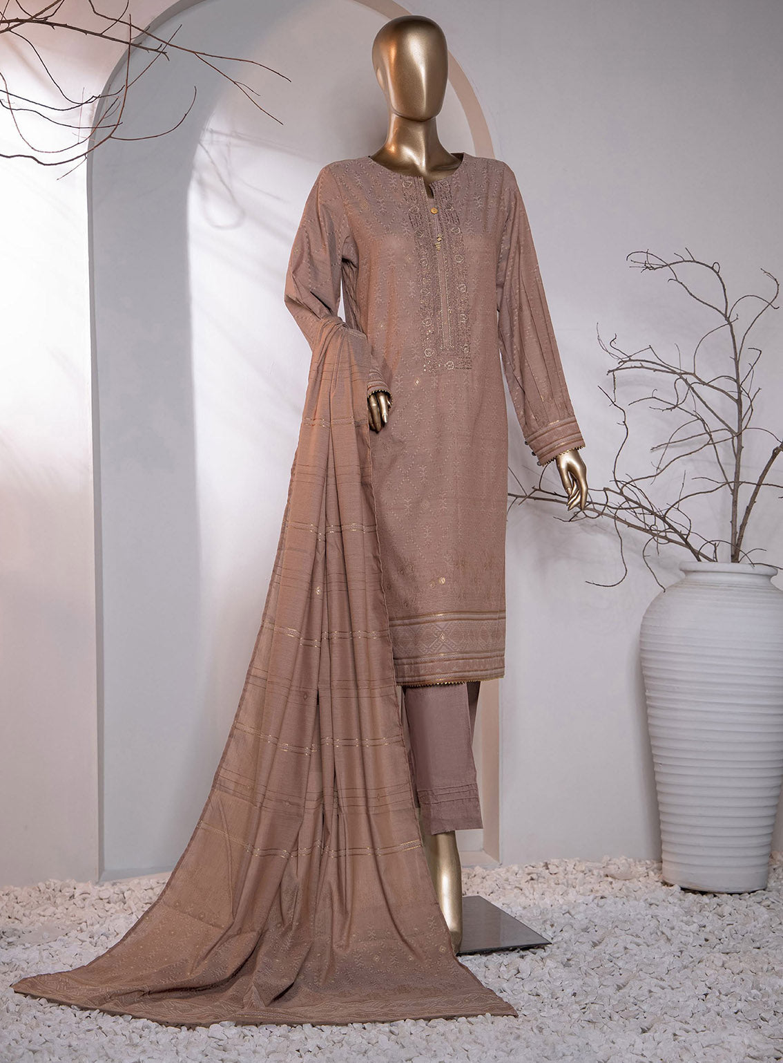 Valencia By HZ Textile Embroidered Jacquard 3 Piece Unstitched Suit HZ24V D-VJ-19 Valencia By HZ Textile Embroidered Jacquard 3 Piece Unstitched Suit HZ24V D-VJ-19