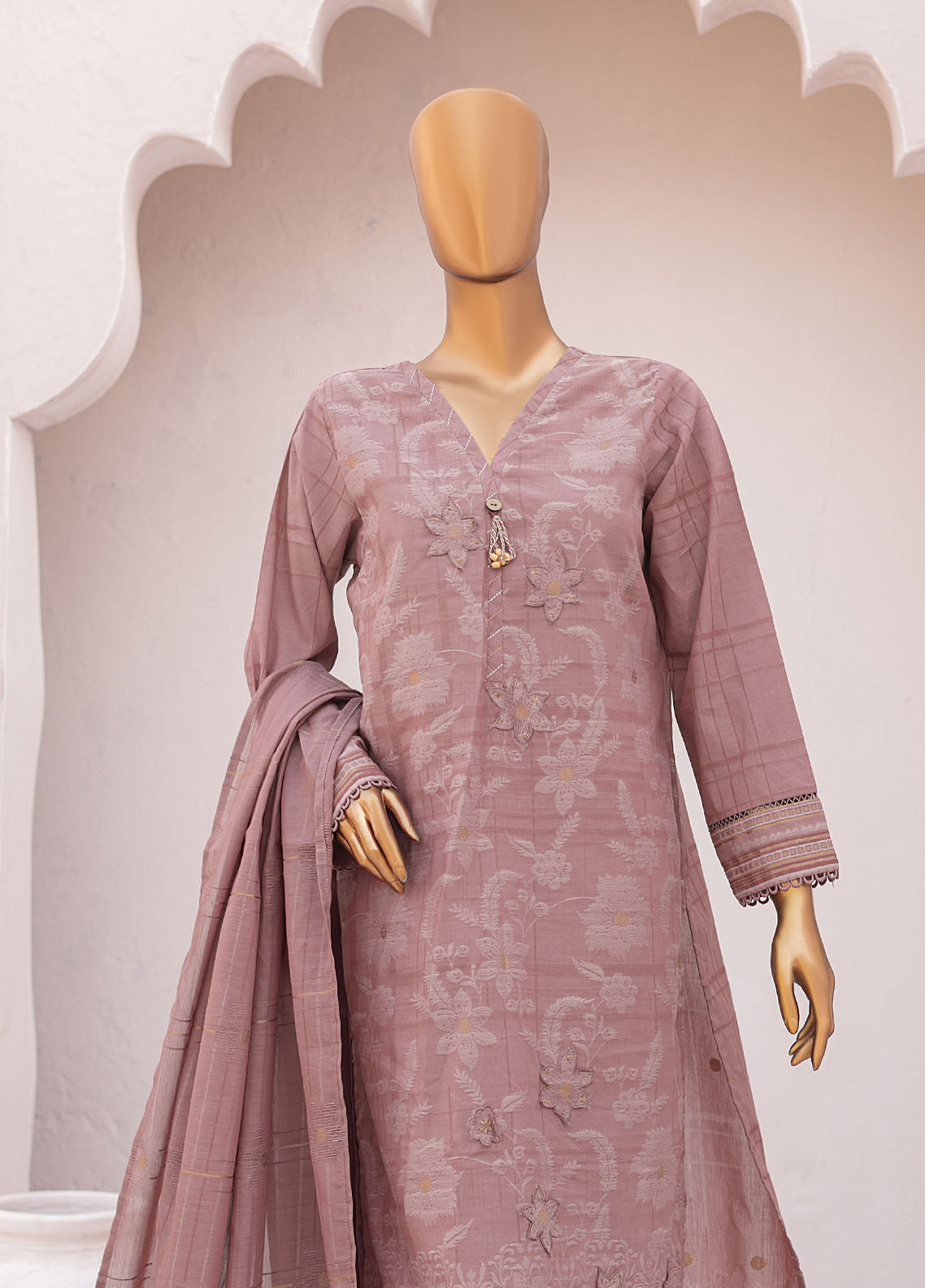 Valencia By HZ Textile Fancy Jacquard 3 Piece Unstitched Suit HZ24VFJ D-02 Valencia By HZ Textile Fancy Jacquard 3 Piece Unstitched Suit HZ24VFJ D-02