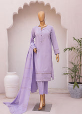 Valencia By HZ Textile Fancy Jacquard 3 Piece Unstitched Suit HZ24VFJ D-03