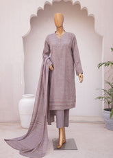 Valencia By HZ Textile Fancy Jacquard 3 Piece Unstitched Suit HZ24VFJ D-07