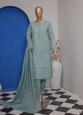 Valencia By HZ Textile Fancy Jacquard 3 Piece Unstitched Suit HZ24VFJ D-10