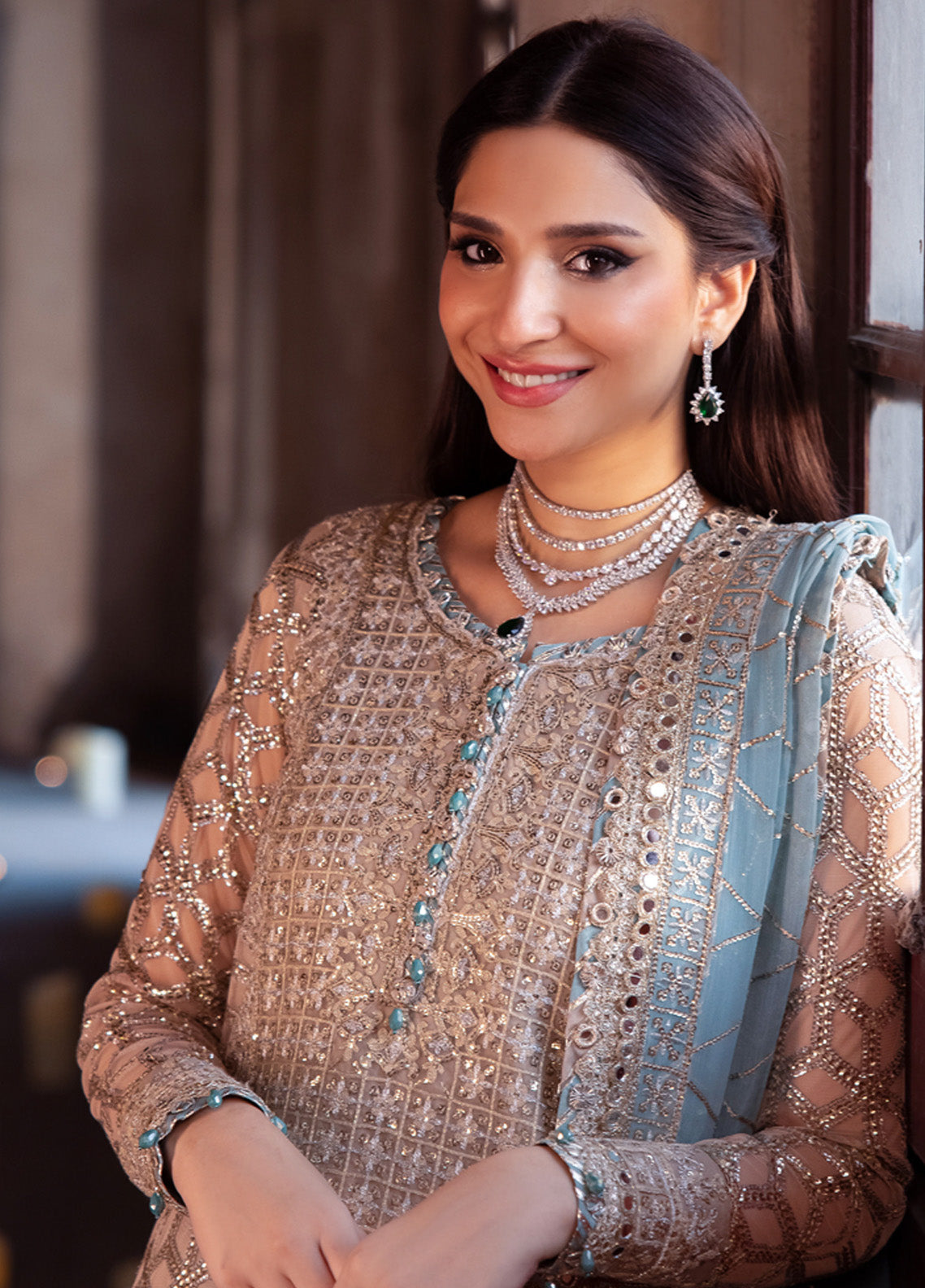 Vasl By Asim Jofa Embroidered Chiffon 3 Piece Unstitched Suit J24V AJYV-05 Vasl By Asim Jofa Embroidered Chiffon 3 Piece Unstitched Suit J24V AJYV-05