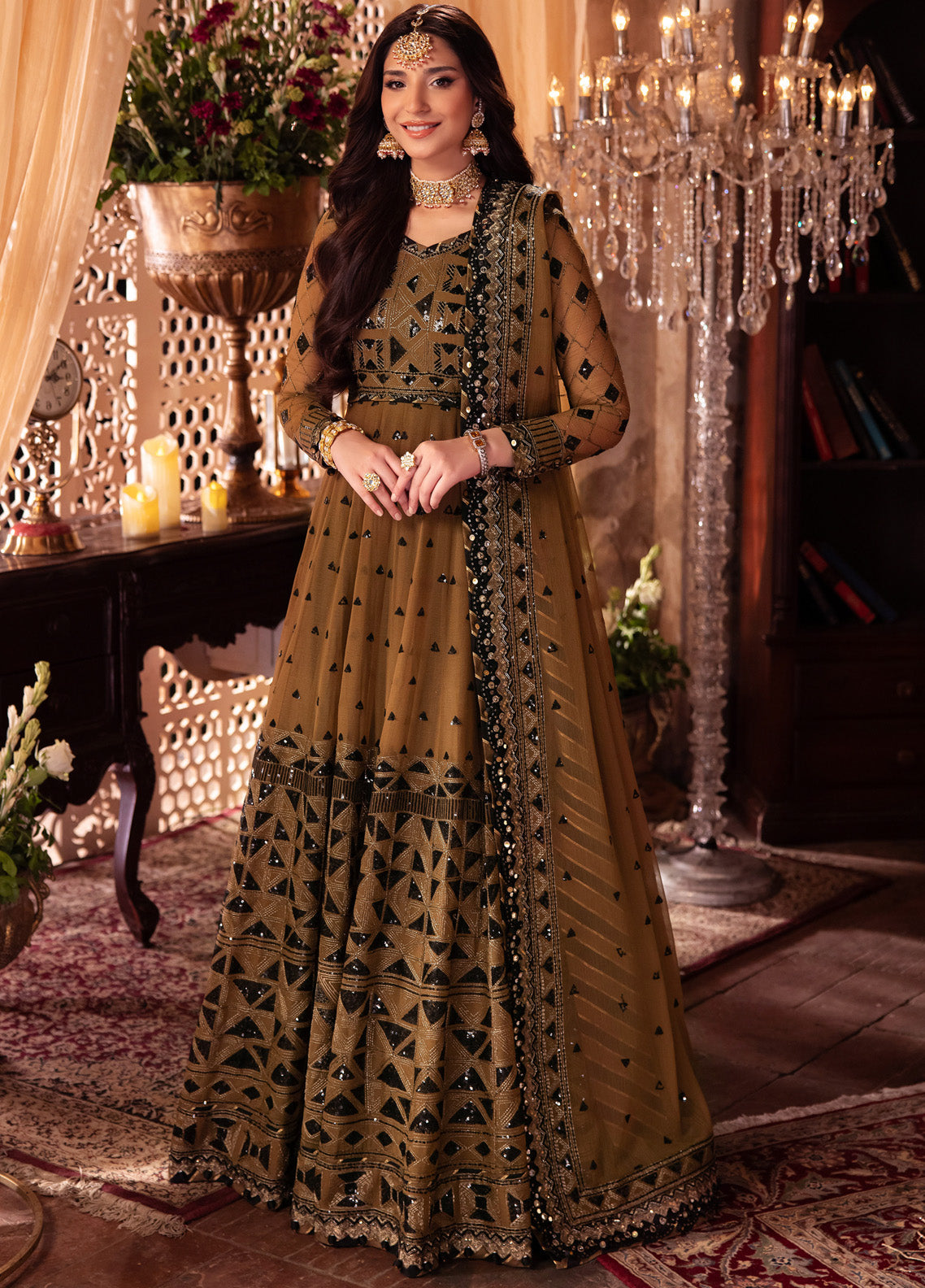 Vasl By Asim Jofa Embroidered Chiffon 3 Piece Unstitched Suit J24V AJYV-06 Vasl By Asim Jofa Embroidered Chiffon 3 Piece Unstitched Suit J24V AJYV-06