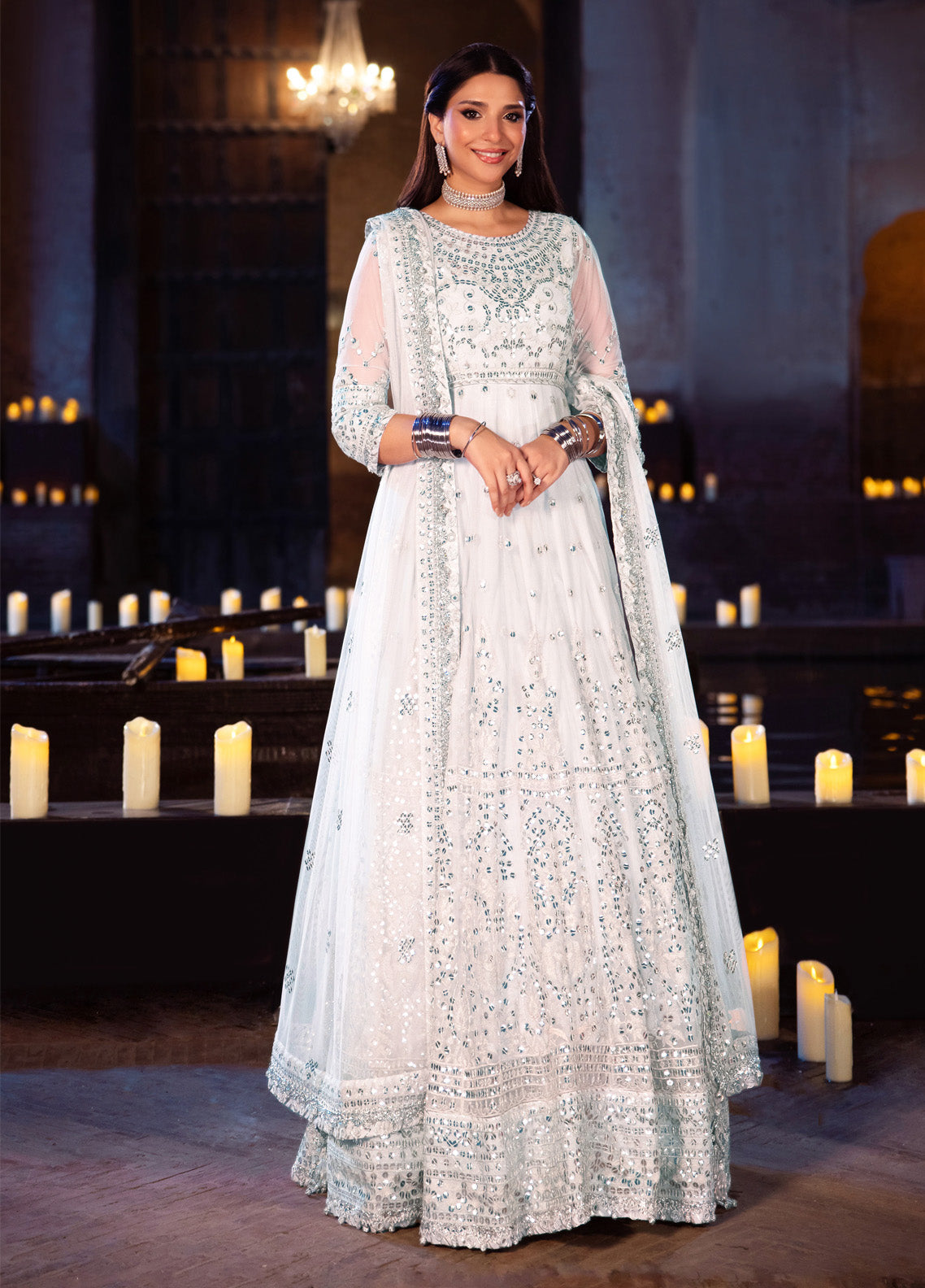 Vasl By Asim Jofa Embroidered Net 3 Piece Unstitched Suit J24V AJYV-03 Vasl By Asim Jofa Embroidered Net 3 Piece Unstitched Suit J24V AJYV-03