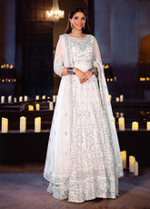 Vasl By Asim Jofa Embroidered Net 3 Piece Unstitched Suit J24V AJYV-03