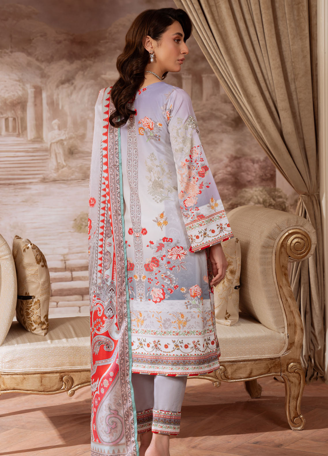 Veloure By Gulaal Embroidered Silk 3 Piece Unstitched Suit GL25VPS D-05 TWILIGHT ELEGANCE Veloure By Gulaal Embroidered Silk 3 Piece Unstitched Suit GL25VPS D-05 TWILIGHT ELEGANCE