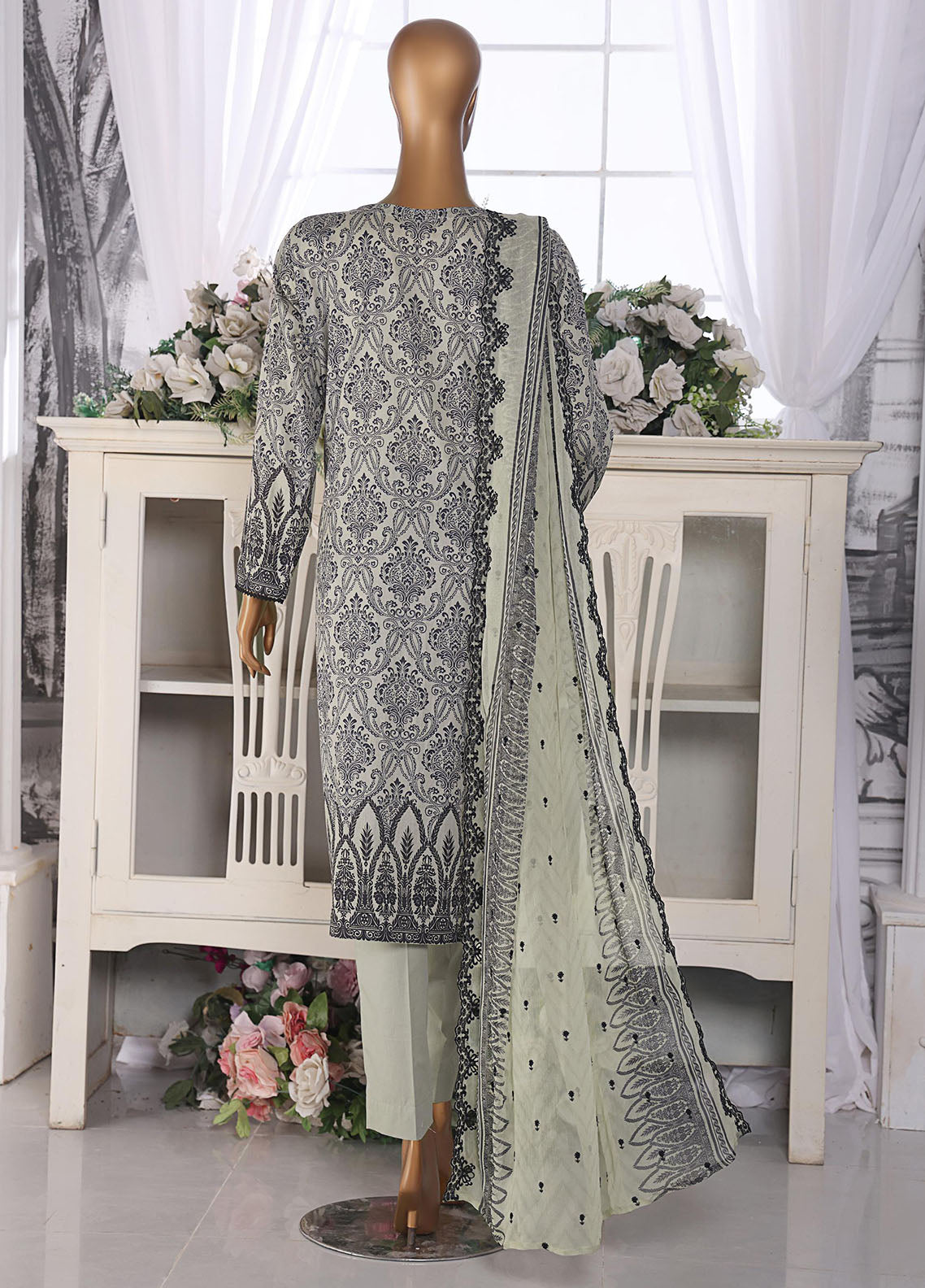 Venice By HZ Textiles Premium Chikankari Lawn 3 Piece Unstitched Suit HZ26VEC D-VCE-557 Venice By HZ Textiles Premium Chikankari Lawn 3 Piece Unstitched Suit HZ26VEC D-VCE-557