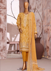 Venice By HZ Textiles Premium Embroidered Cotton 3 Piece Unstitched Suit HZ25VPE PVE-708