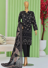Vital By HZ Textiles Embroidered Doriya 3 Piece Unstitched Suit HZ25VE D-VEC-1262