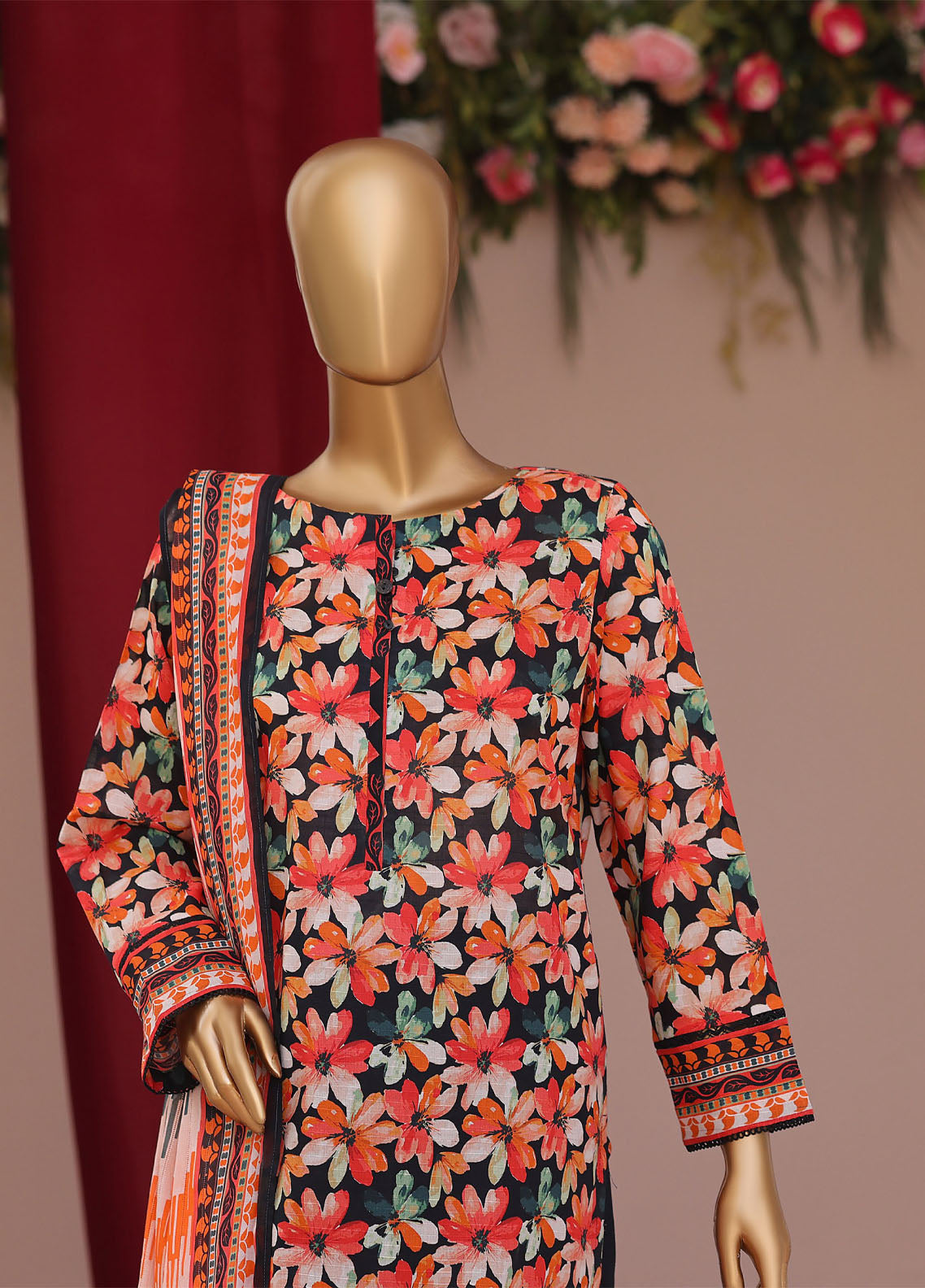 Vital By HZ Textiles Embroidered Lawn 3 Piece Unstitched Suit HZ26VE D-VEC-02 Vital By HZ Textiles Embroidered Lawn 3 Piece Unstitched Suit HZ26VE D-VEC-02