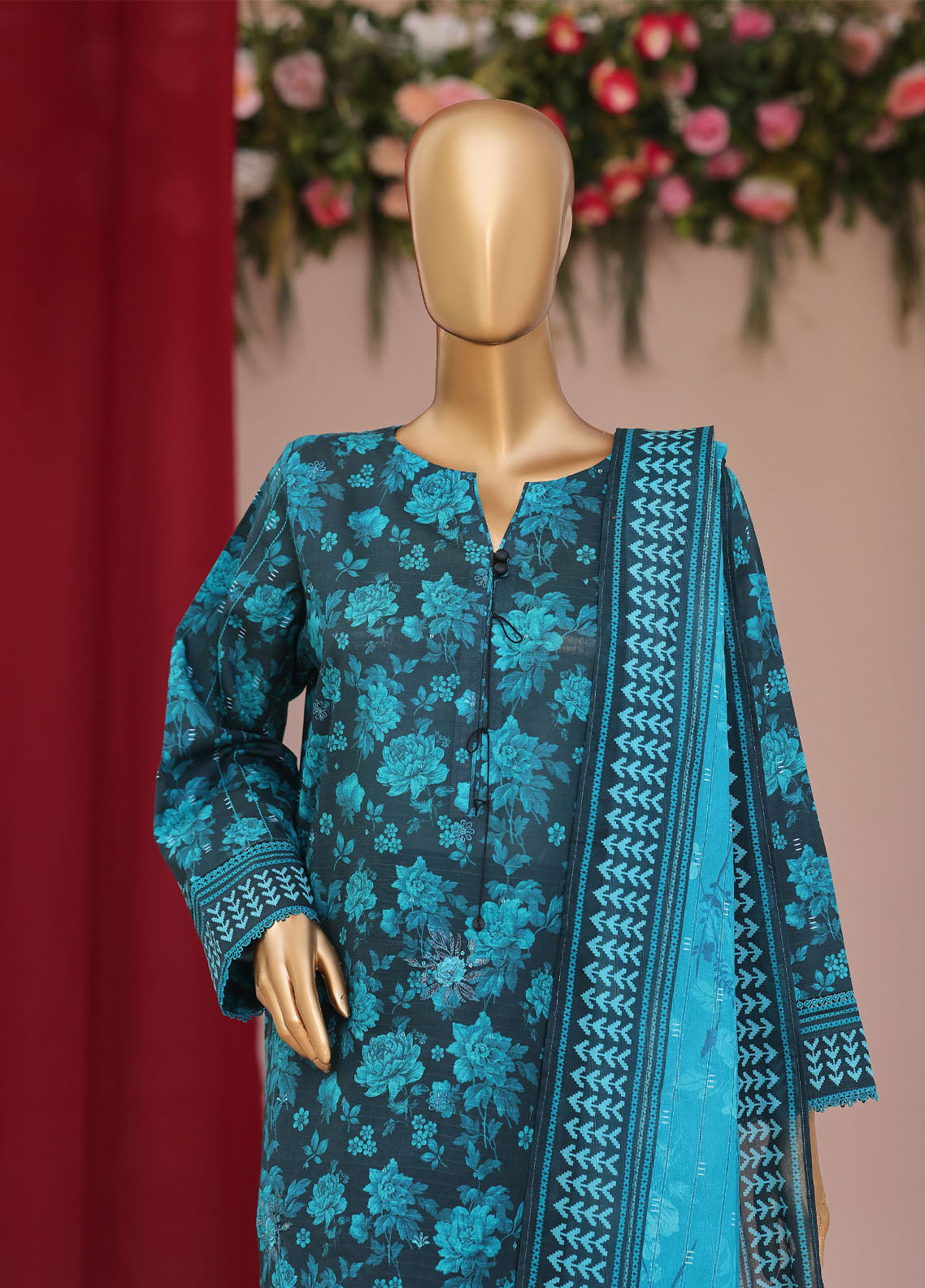 Vital By HZ Textiles Embroidered Lawn 3 Piece Unstitched Suit HZ26VE D-VEC-06 Vital By HZ Textiles Embroidered Lawn 3 Piece Unstitched Suit HZ26VE D-VEC-06