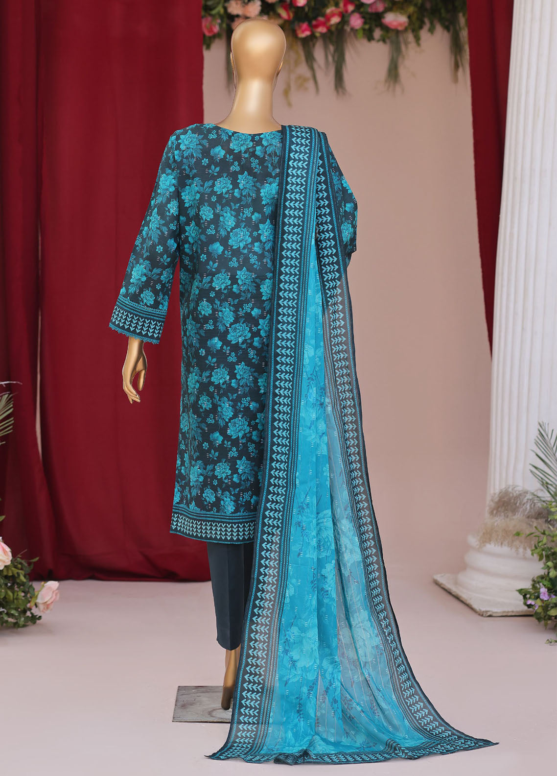 Vital By HZ Textiles Embroidered Lawn 3 Piece Unstitched Suit HZ26VE D-VEC-06 Vital By HZ Textiles Embroidered Lawn 3 Piece Unstitched Suit HZ26VE D-VEC-06