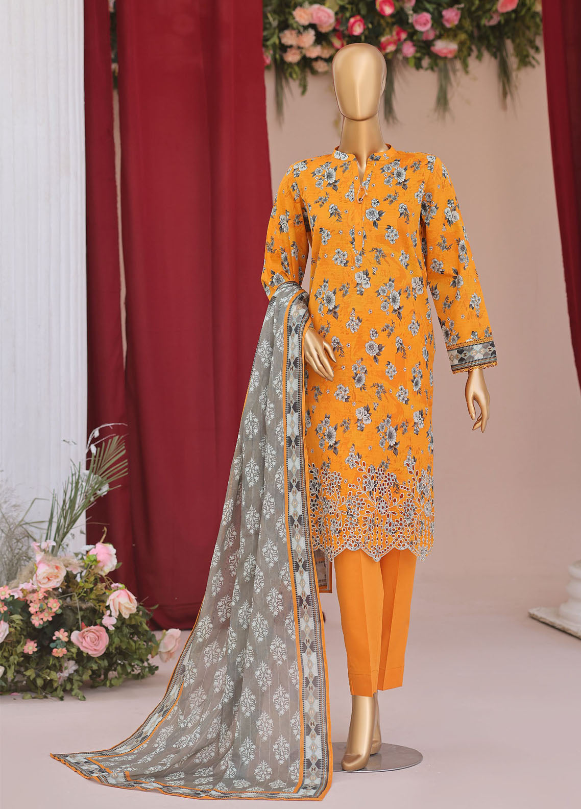 Vital By HZ Textiles Embroidered Lawn 3 Piece Unstitched Suit HZ26VE D-VEC-07 Vital By HZ Textiles Embroidered Lawn 3 Piece Unstitched Suit HZ26VE D-VEC-07