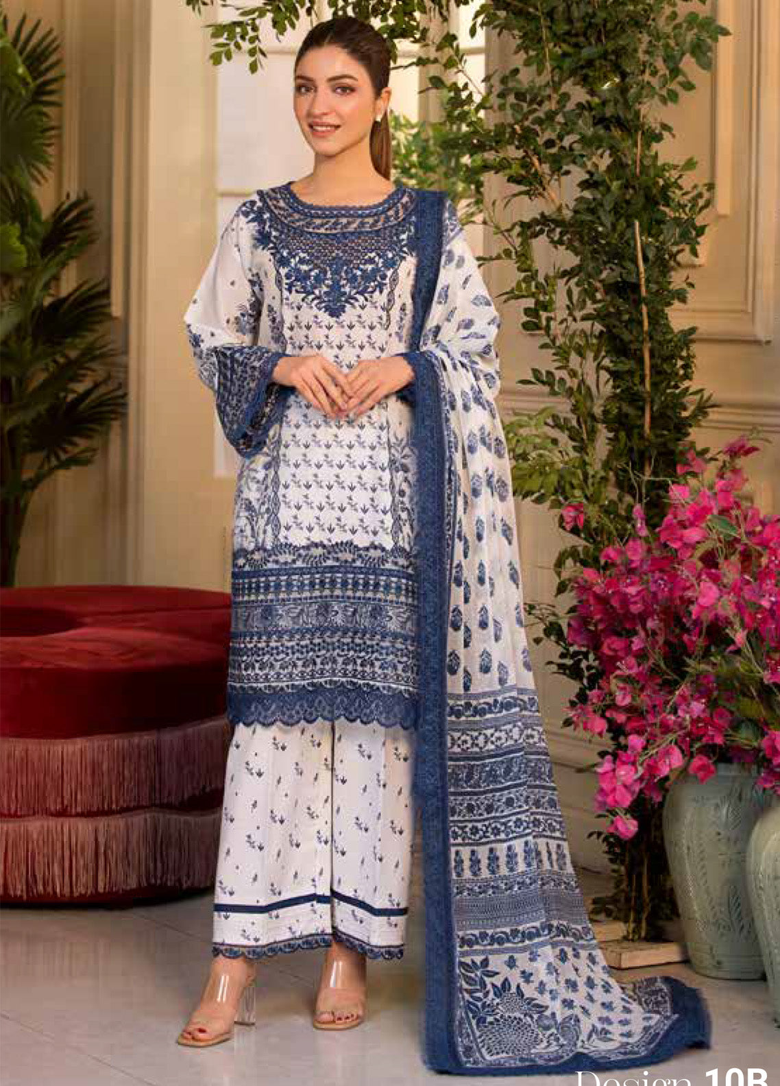 Vital By Sobia Nazir Embroidered Lawn 3 Piece Unstitched Suit SN25 D-10B Vital By Sobia Nazir Embroidered Lawn 3 Piece Unstitched Suit SN25 D-10B