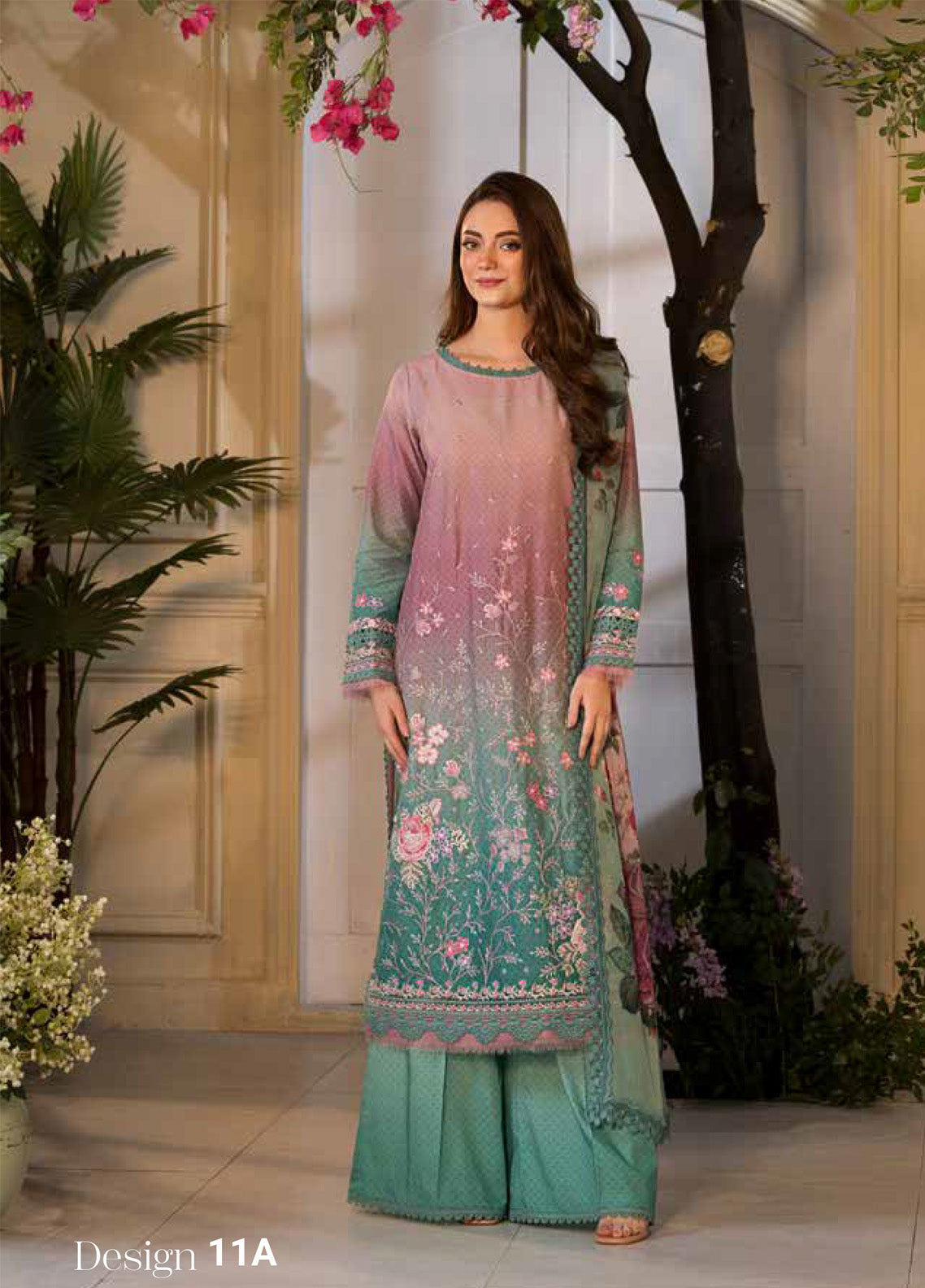 Vital By Sobia Nazir Embroidered Lawn 3 Piece Unstitched Suit SN25 D-11A Vital By Sobia Nazir Embroidered Lawn 3 Piece Unstitched Suit SN25 D-11A