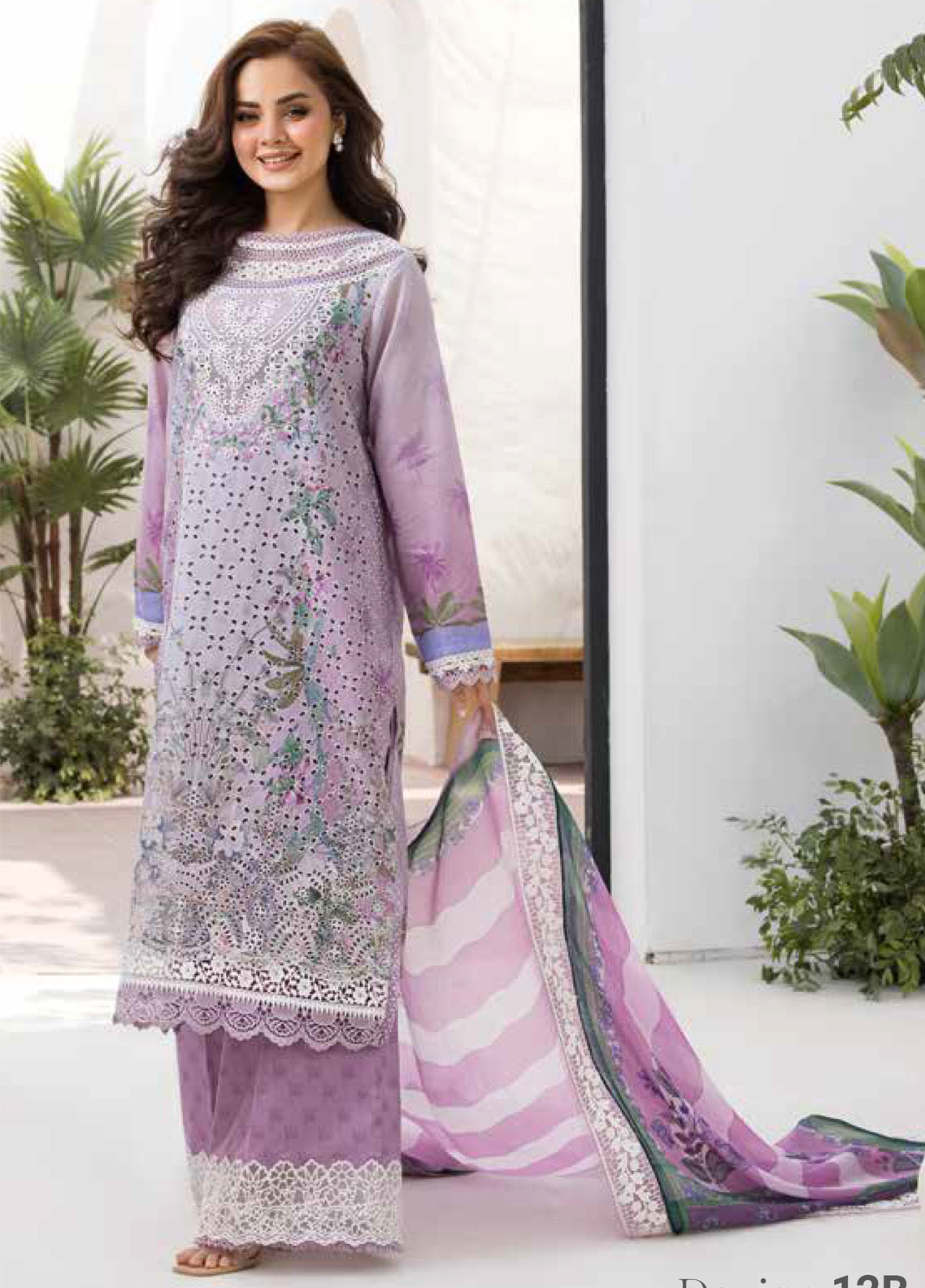 Vital By Sobia Nazir Embroidered Lawn 3 Piece Unstitched Suit SN25 D-12B Vital By Sobia Nazir Embroidered Lawn 3 Piece Unstitched Suit SN25 D-12B