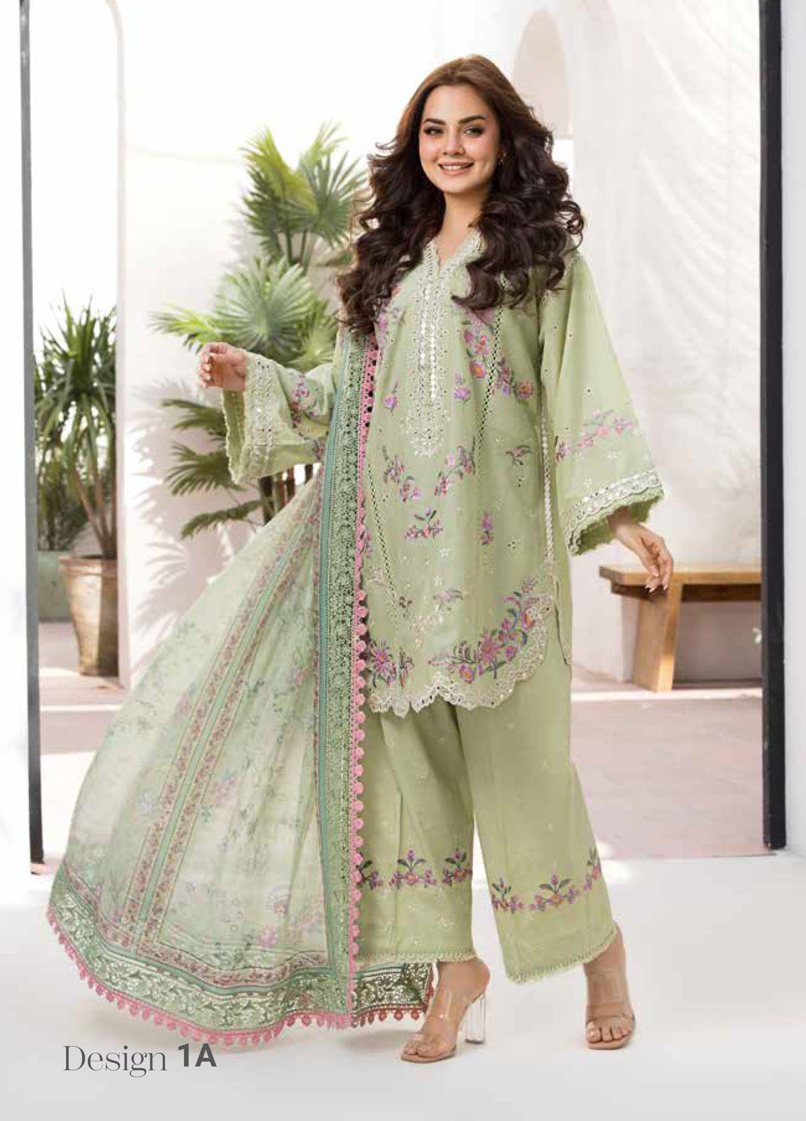 Vital By Sobia Nazir Embroidered Lawn 3 Piece Unstitched Suit SN25 D-1A Vital By Sobia Nazir Embroidered Lawn 3 Piece Unstitched Suit SN25 D-1A