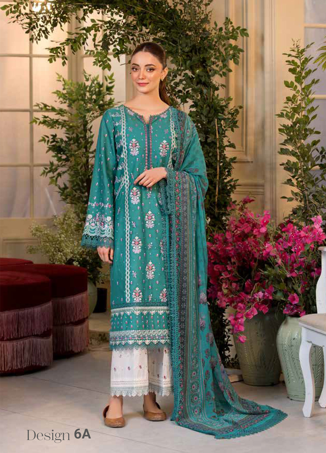 Vital By Sobia Nazir Embroidered Lawn 3 Piece Unstitched Suit SN25 D-6A Vital By Sobia Nazir Embroidered Lawn 3 Piece Unstitched Suit SN25 D-6A