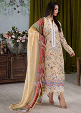Vital By Sobia Nazir Embroidered Lawn 3 Piece Unstitched Suit SN25VV2 D-3A