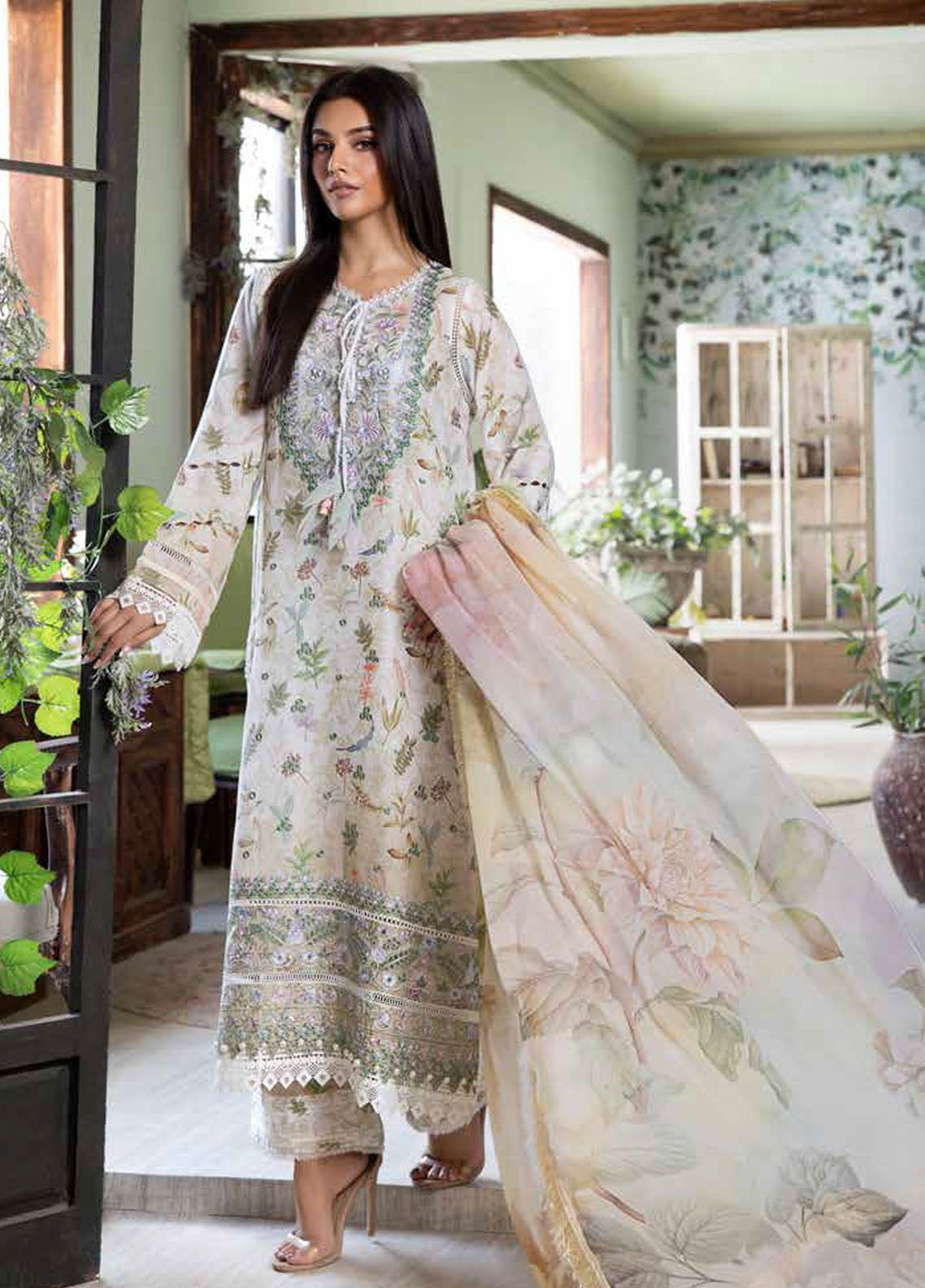 Vital By Sobia Nazir Embroidered Lawn 3 Piece Unstitched Suit SN25VV2 D-6B Vital By Sobia Nazir Embroidered Lawn 3 Piece Unstitched Suit SN25VV2 D-6B
