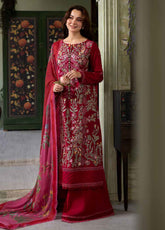 Vital By Sobia Nazir Embroidered Lawn 3 Piece Unstitched Suit SN25VV2 D-9B