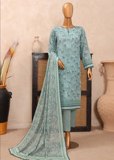 Vital Prints By HZ Textiles Printed Lawn 3 Piece Unstitched Suit HZ25VPSLV2 D-VP-01