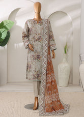 Vital Prints By HZ Textiles Printed Lawn 3 Piece Unstitched Suit HZ25VPSLV2 D-VP-08