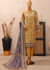 Vital Prints By HZ Textiles Printed Lawn 3 Piece Unstitched Suit HZ25VPSLV2 D-VP-09