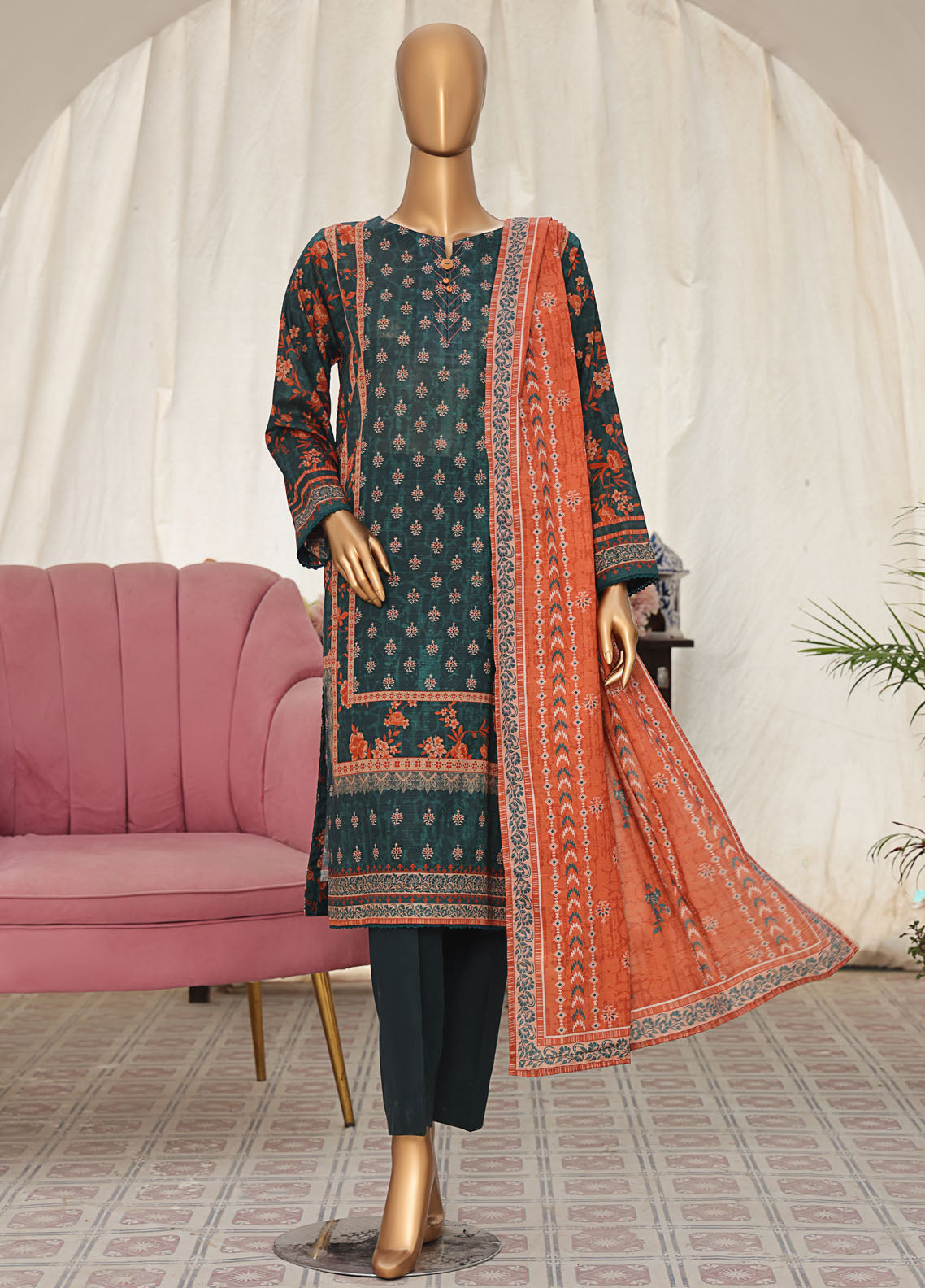 Vital Prints By HZ Textiles Slub Lawn 3 Piece Unstitched Suit HZ25VPSLD VP-02 Vital Prints By HZ Textiles Slub Lawn 3 Piece Unstitched Suit HZ25VPSLD VP-02