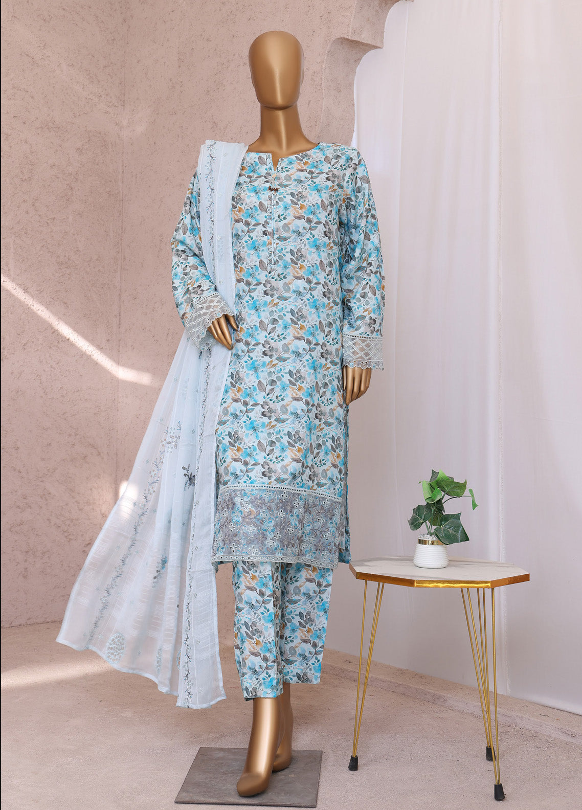 Vogue By HZ Textiles Embroidered Raw Silk 3 Piece Unstitched Suit HZ24V VRS-1113 Vogue By HZ Textiles Embroidered Raw Silk 3 Piece Unstitched Suit HZ24V VRS-1113