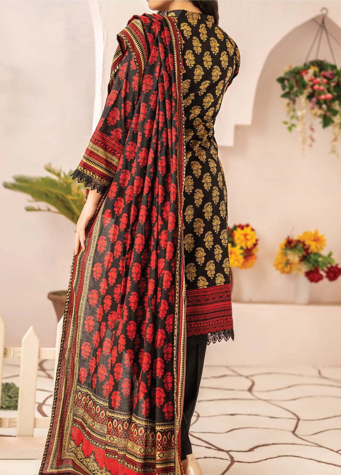 VS Textile Daman Printed Cambric 3 Piece Unstitched Suit VS24DV1 D-603-A VS Textile Daman Printed Cambric 3 Piece Unstitched Suit VS24DV1 D-603-A