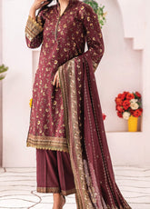 VS Textile Daman Printed Cambric 3 Piece Unstitched Suit VS24DV1 D-605-B