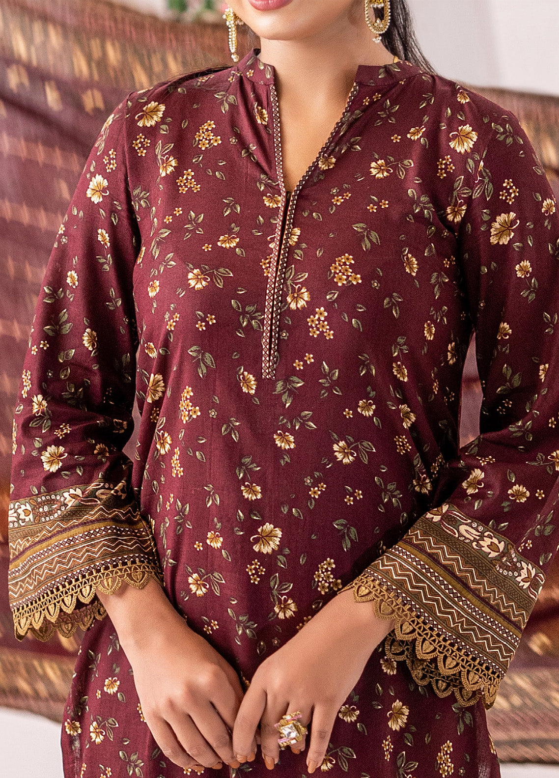 VS Textile Daman Printed Cambric 3 Piece Unstitched Suit VS24DV1 D-605-B VS Textile Daman Printed Cambric 3 Piece Unstitched Suit VS24DV1 D-605-B