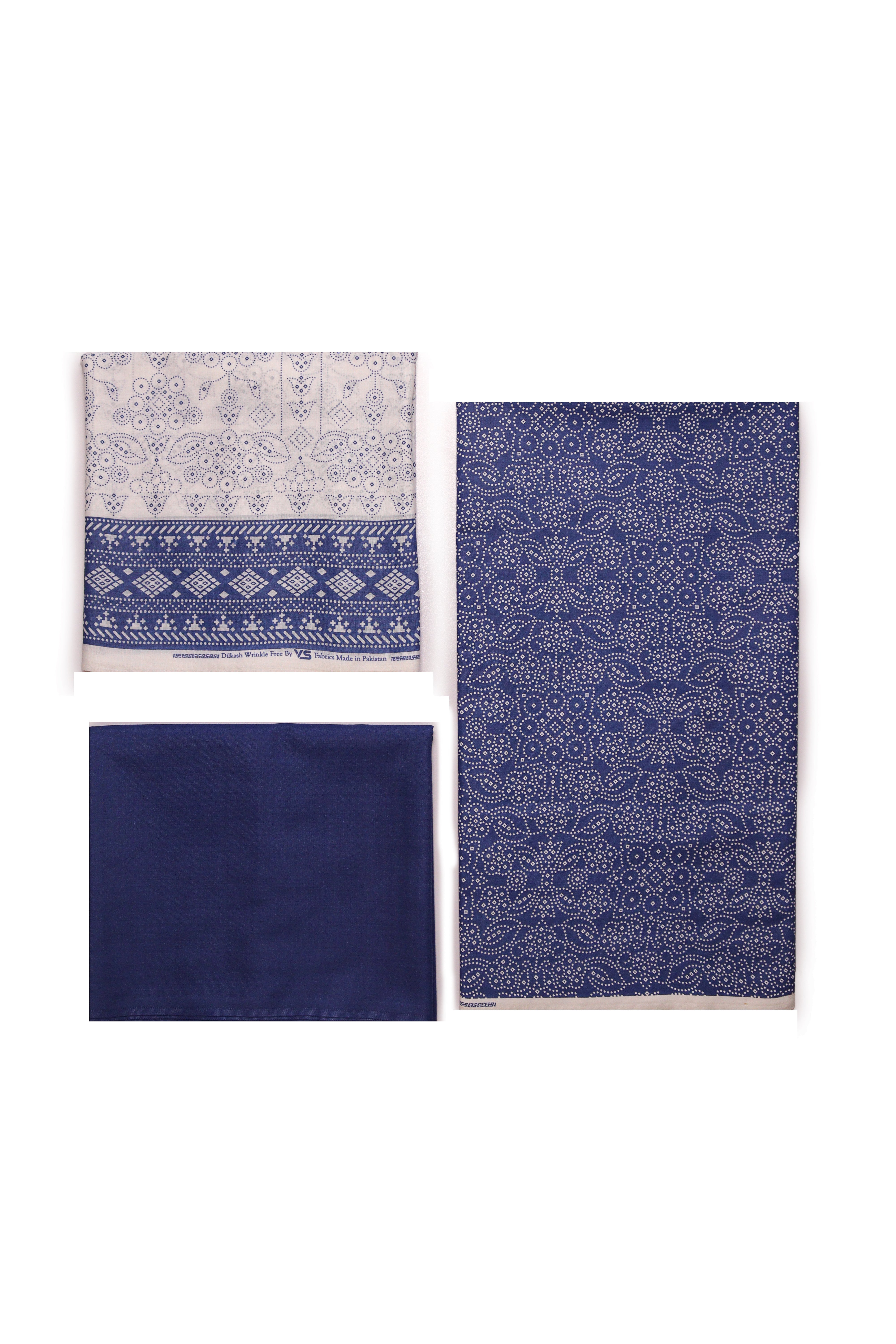 VS Textile Dilkash Printed Wrinkle Free 3 Piece Unstitched Suit VS24DWF D-1491-BLU VS Textile Dilkash Printed Wrinkle Free 3 Piece Unstitched Suit VS24DWF D-1491-BLU