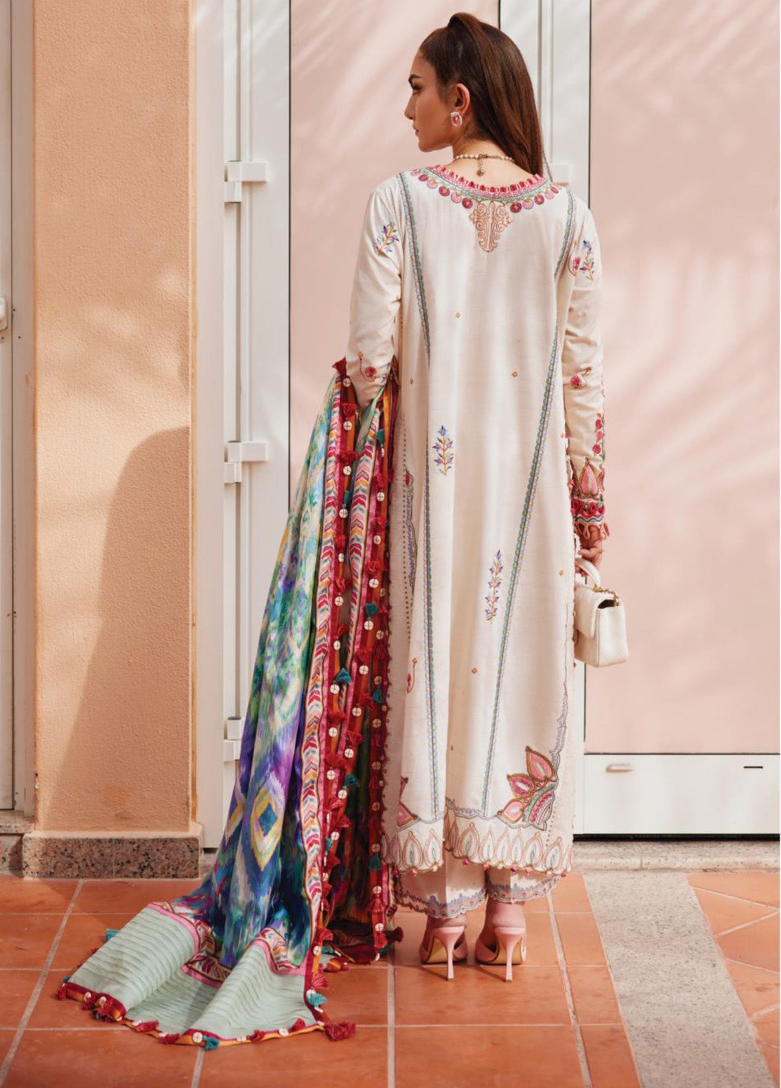 WES By Farah Talib Aziz Embroidered Jacquard 3 Piece Unstitched Suit FTA25WL D-02 IRENE IVORY WES By Farah Talib Aziz Embroidered Jacquard 3 Piece Unstitched Suit FTA25WL D-02 IRENE IVORY