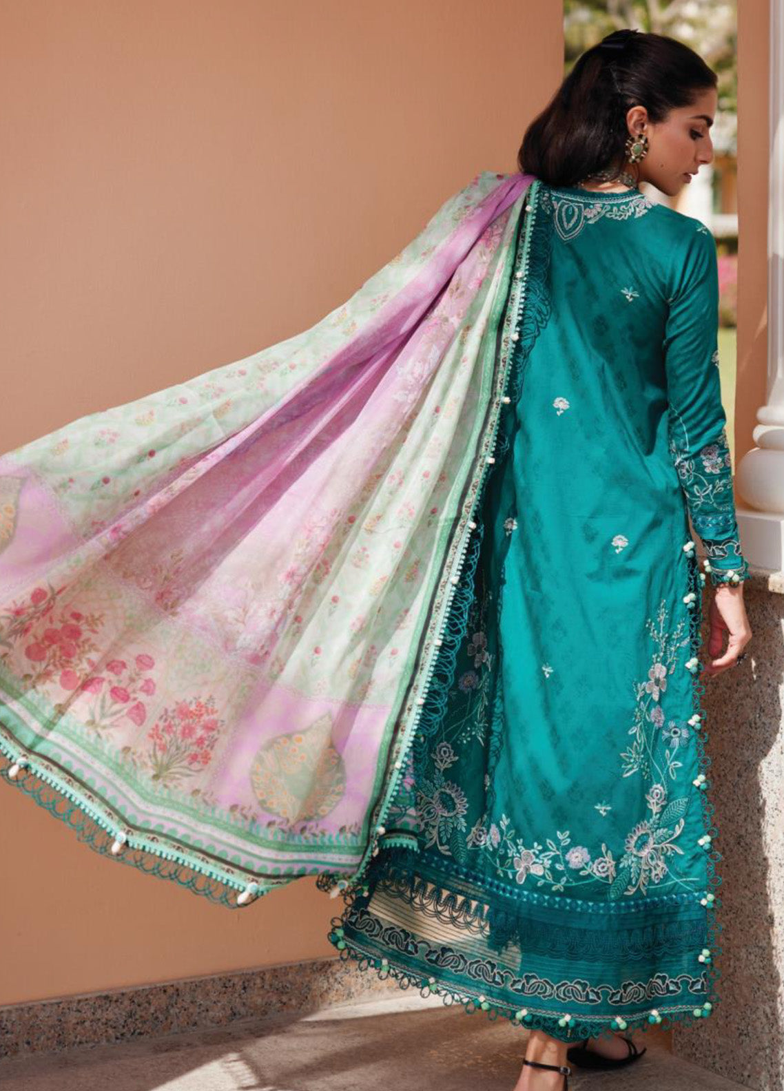 WES By Farah Talib Aziz Embroidered Jacquard 3 Piece Unstitched Suit FTA25WL D-04 EILEEN EMERALD WES By Farah Talib Aziz Embroidered Jacquard 3 Piece Unstitched Suit FTA25WL D-04 EILEEN EMERALD