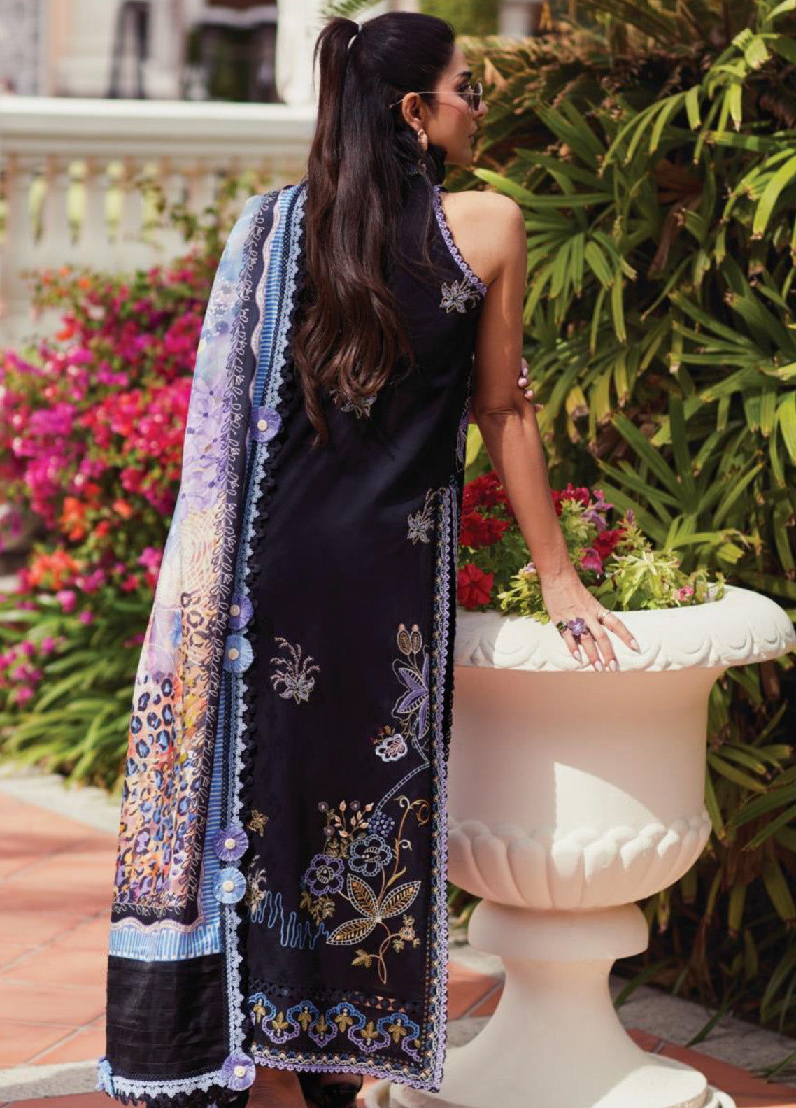 WES By Farah Talib Aziz Embroidered Jacquard 3 Piece Unstitched Suit FTA25WL D-05 BELLE BLACK WES By Farah Talib Aziz Embroidered Jacquard 3 Piece Unstitched Suit FTA25WL D-05 BELLE BLACK