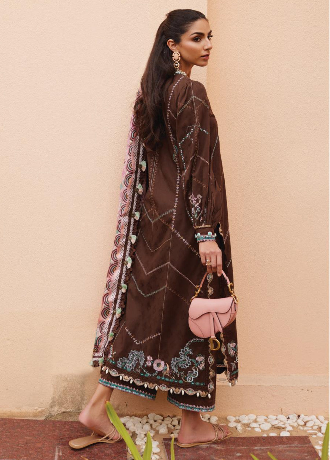 WES By Farah Talib Aziz Embroidered Jacquard 3 Piece Unstitched Suit FTA25WL D-08 LUELLA LINDTT WES By Farah Talib Aziz Embroidered Jacquard 3 Piece Unstitched Suit FTA25WL D-08 LUELLA LINDTT